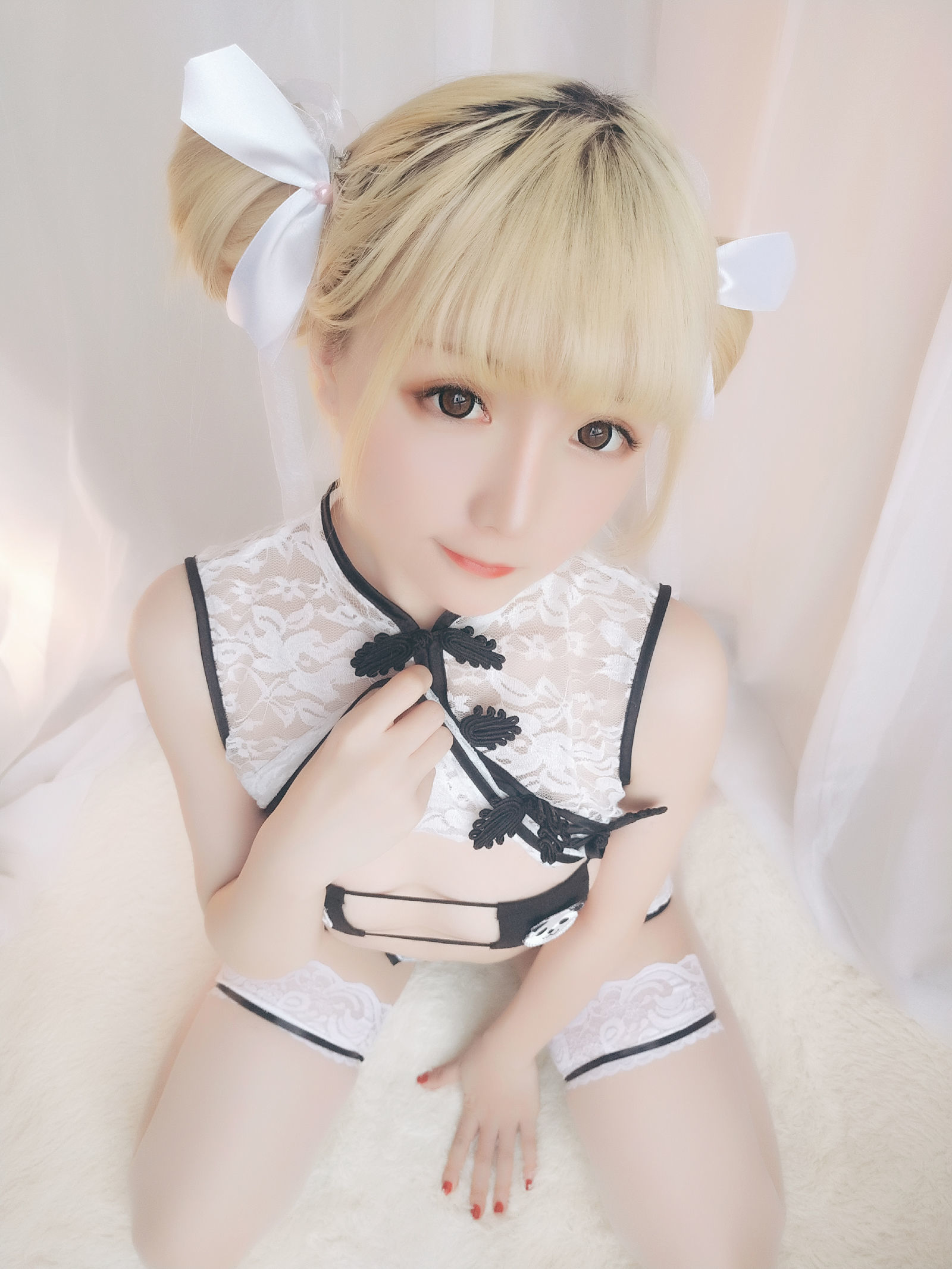 [萝莉COS] 星之迟迟 VOL.16 熊猫旗袍