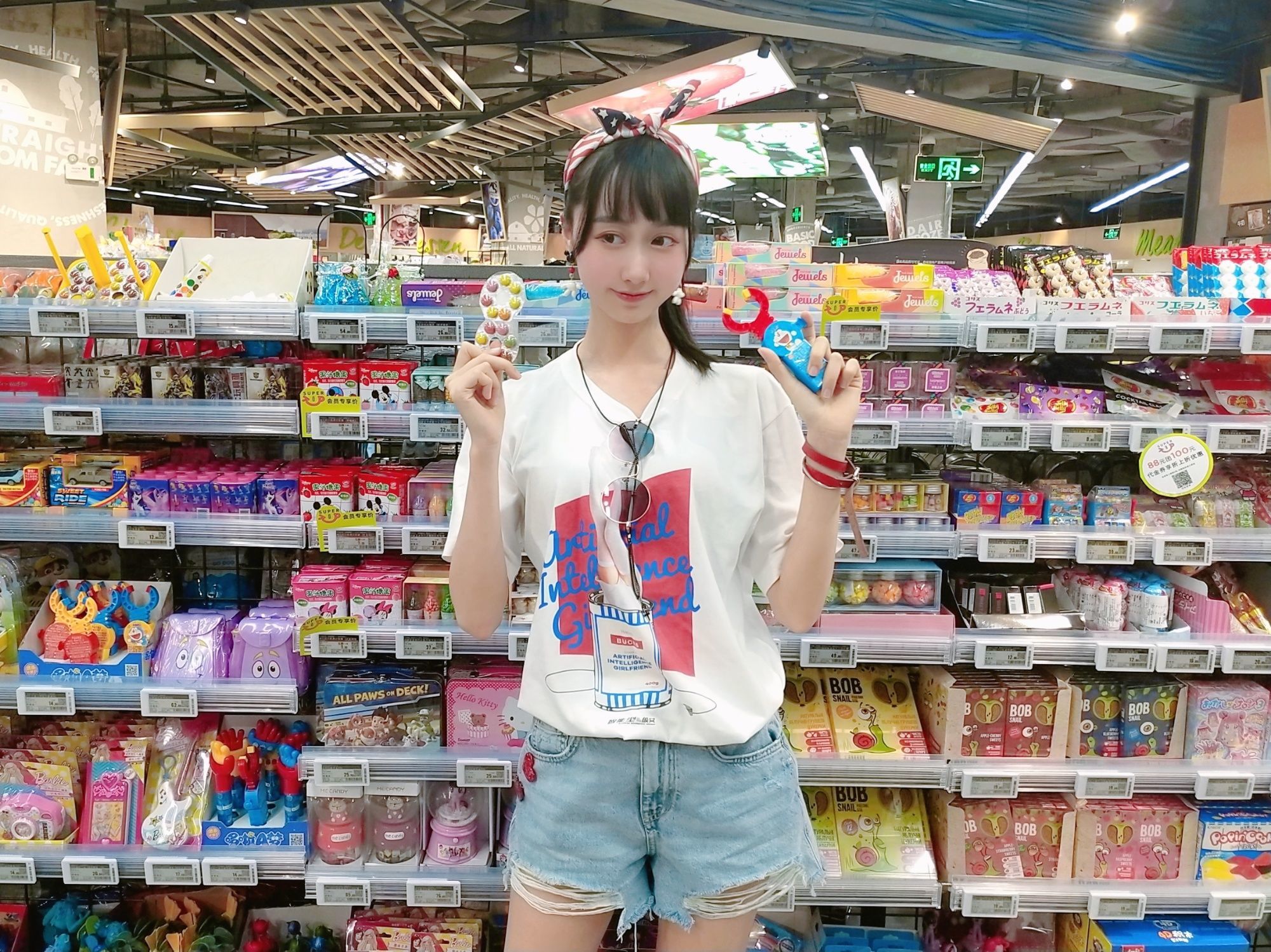 [萝莉COS] 木绵绵OwO - 智能型彼女T恤图
