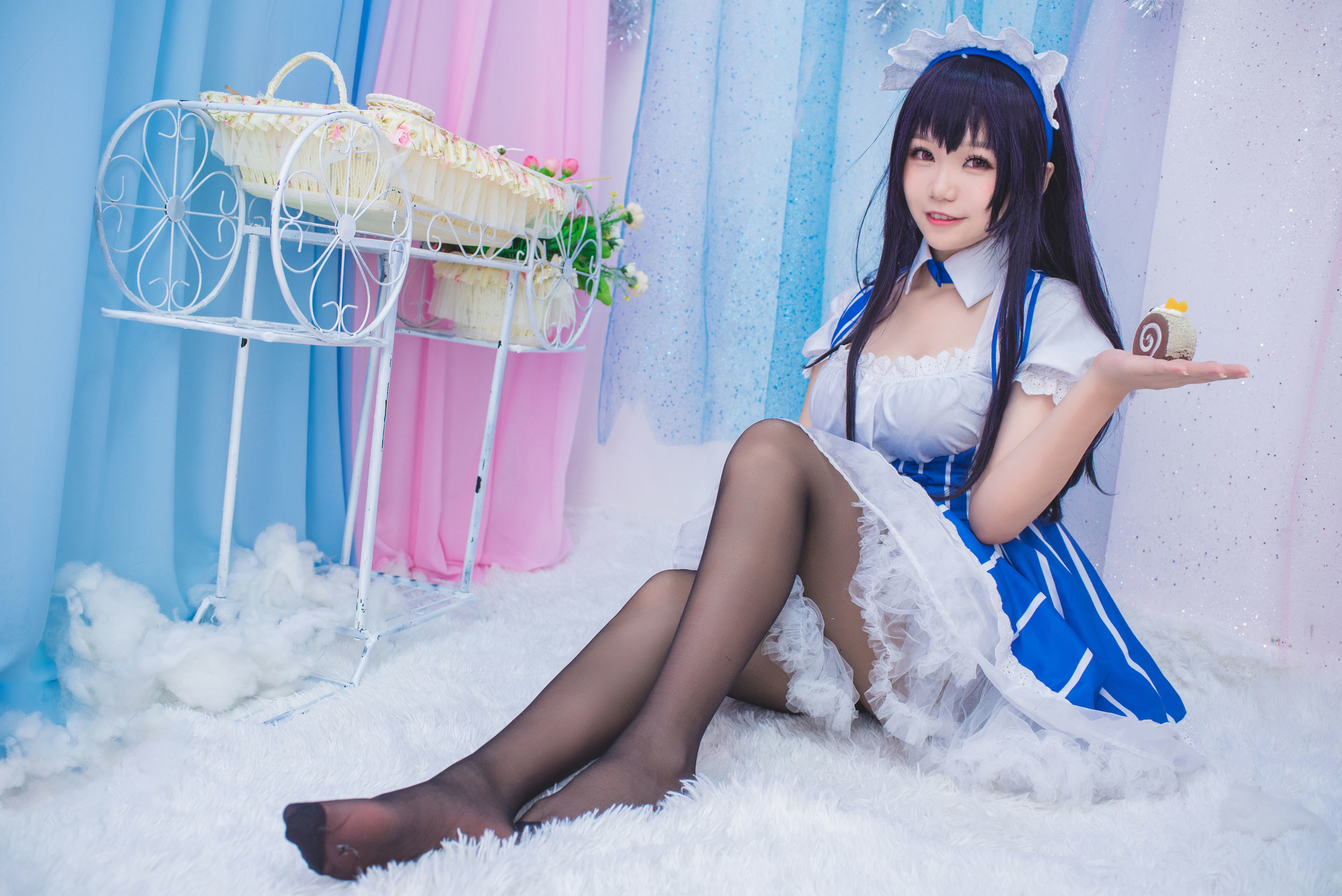 [萝莉COS] 白金Saki - 女仆