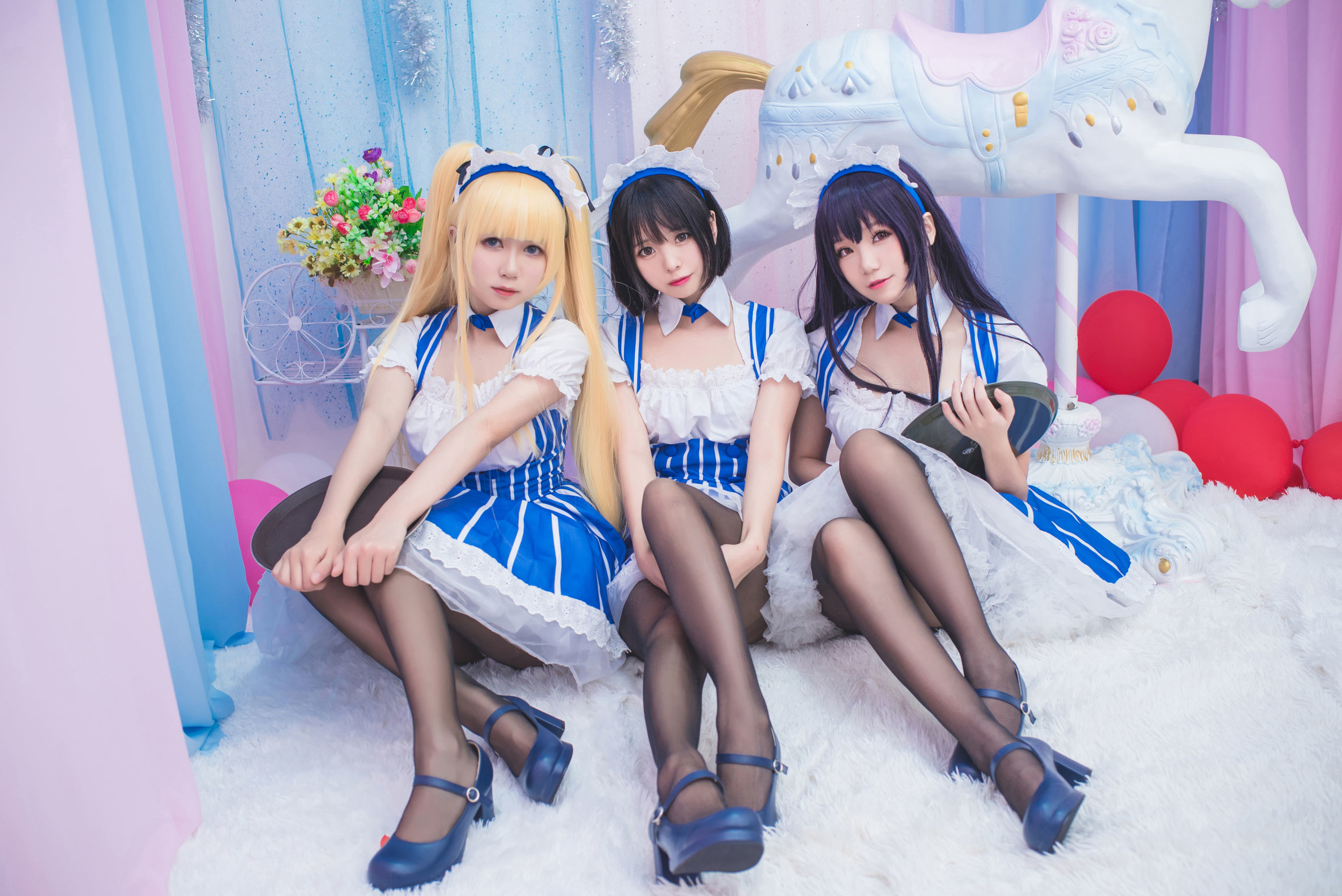[萝莉COS] 白金Saki - 女仆