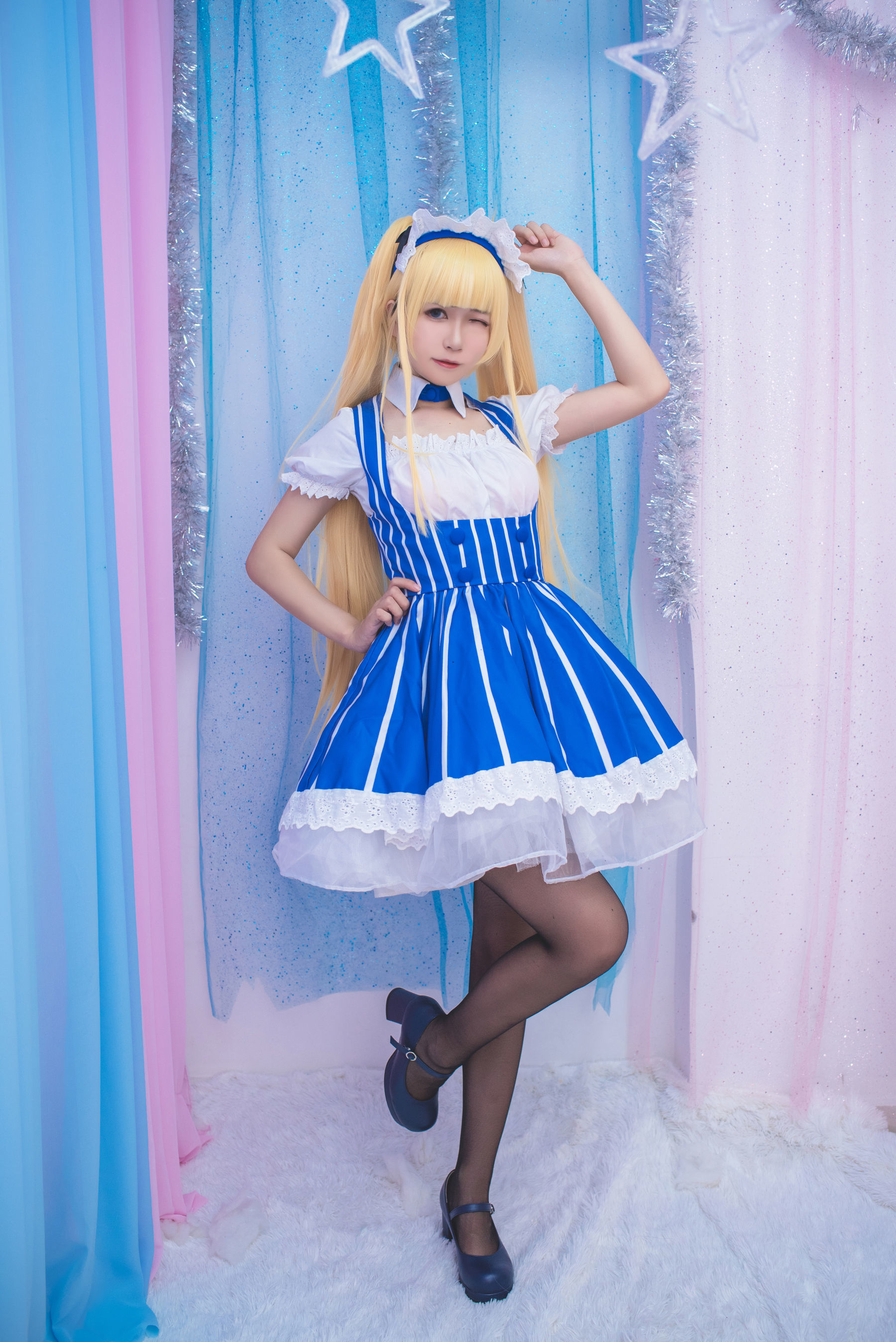[萝莉COS] 白金Saki - 女仆