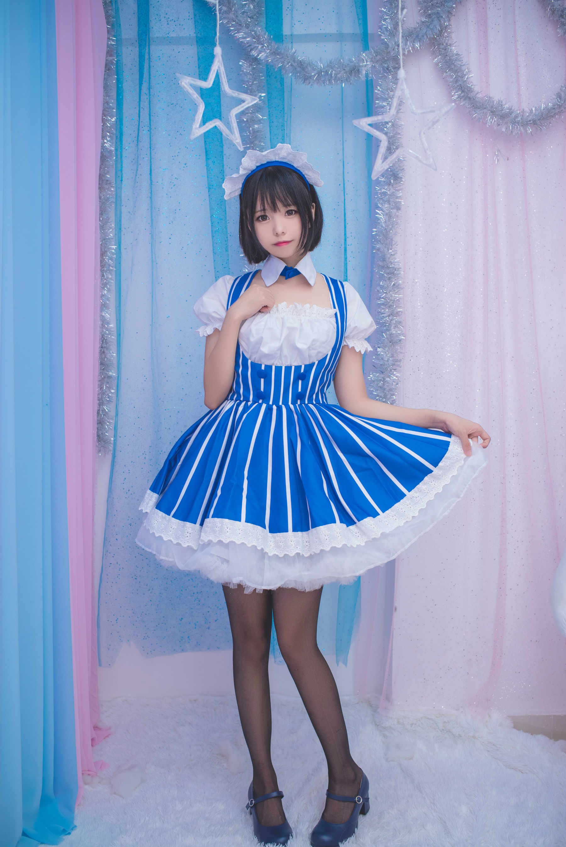 [萝莉COS] 白金Saki - 女仆