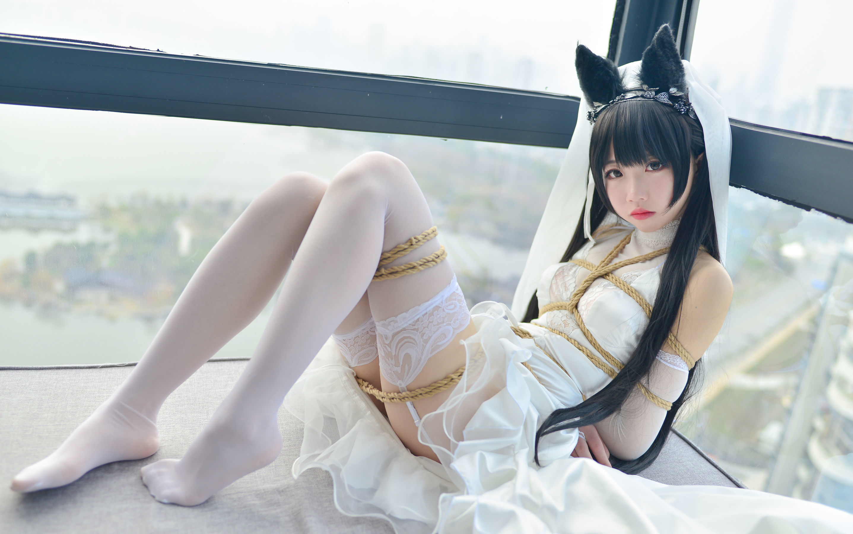 [萝莉COS] 雪琪 - 爱宕婚纱