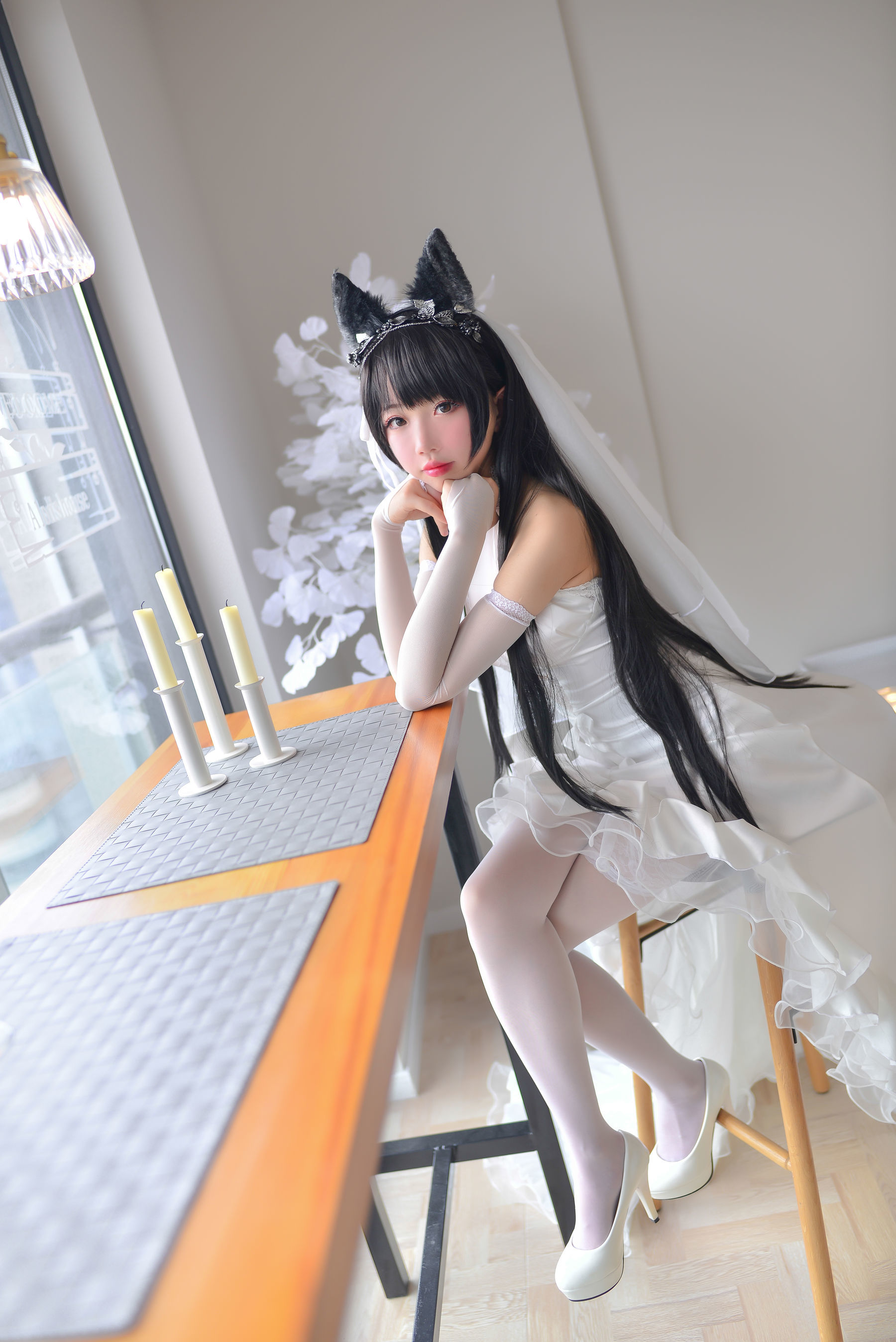 [萝莉COS] 雪琪 - 爱宕婚纱