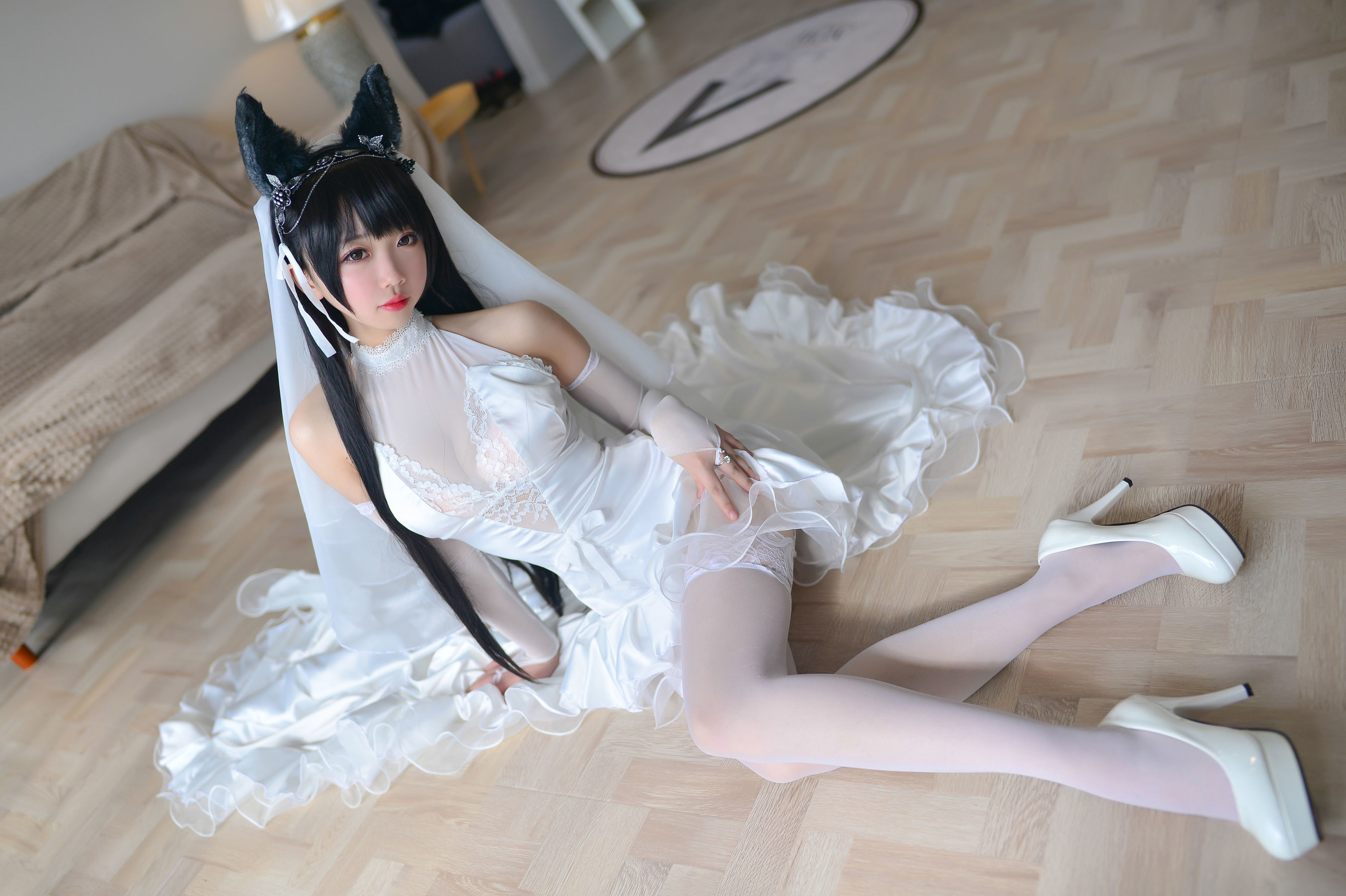[萝莉COS] 雪琪 - 爱宕婚纱