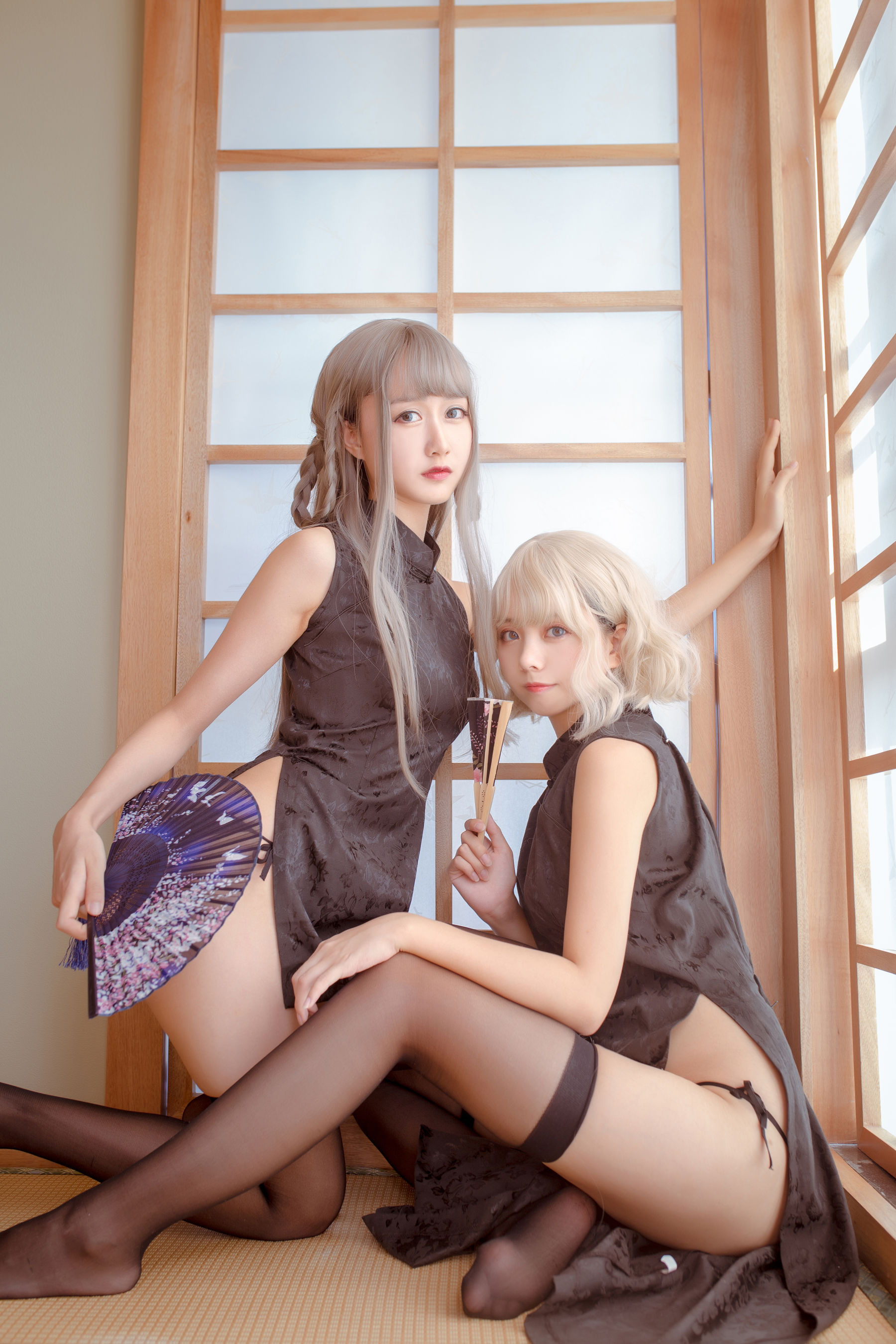 [萝莉COS] 木绵绵OwO - 魔女旗袍&小野妹子