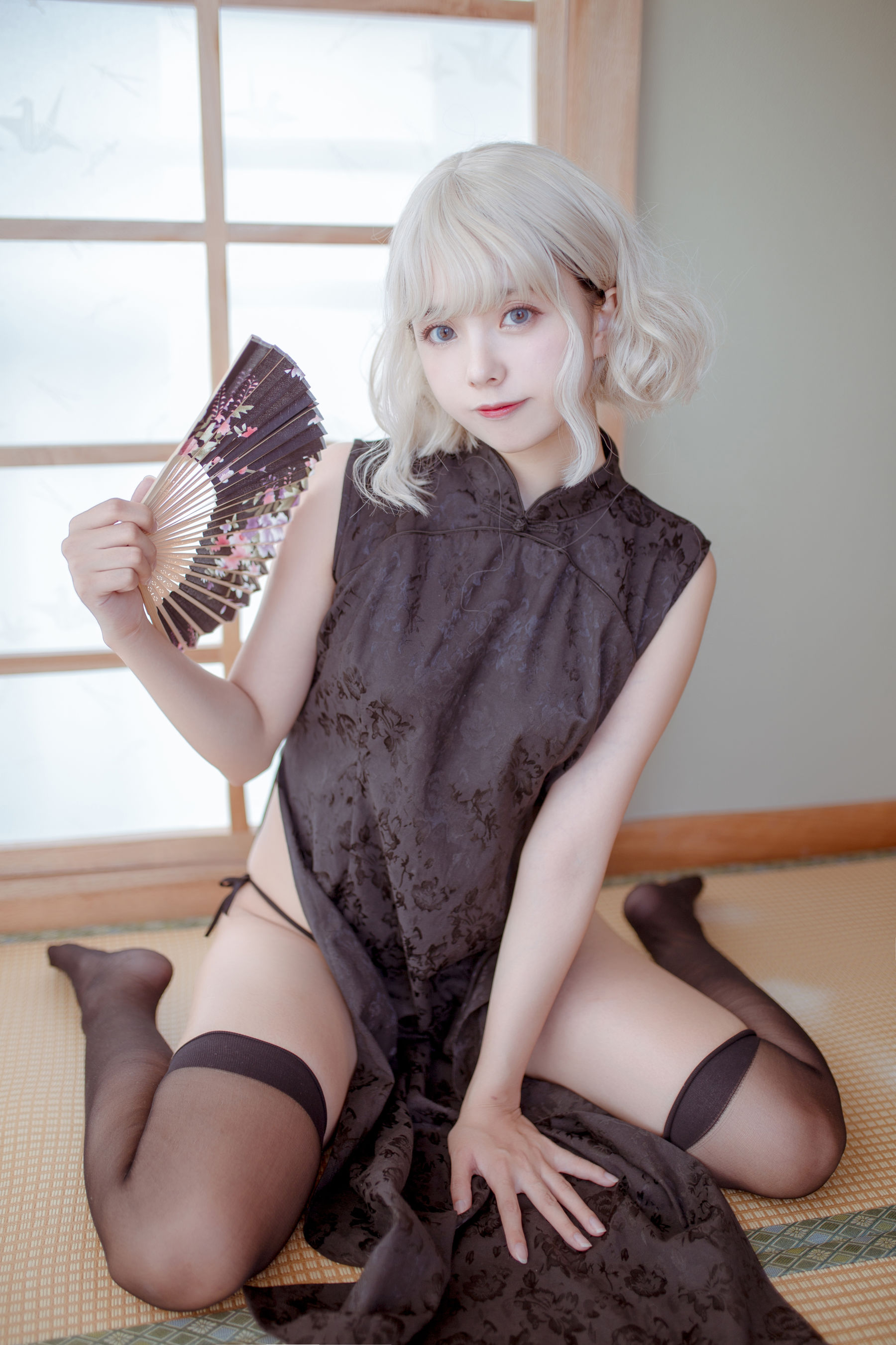[萝莉COS] 木绵绵OwO - 魔女旗袍&小野妹子