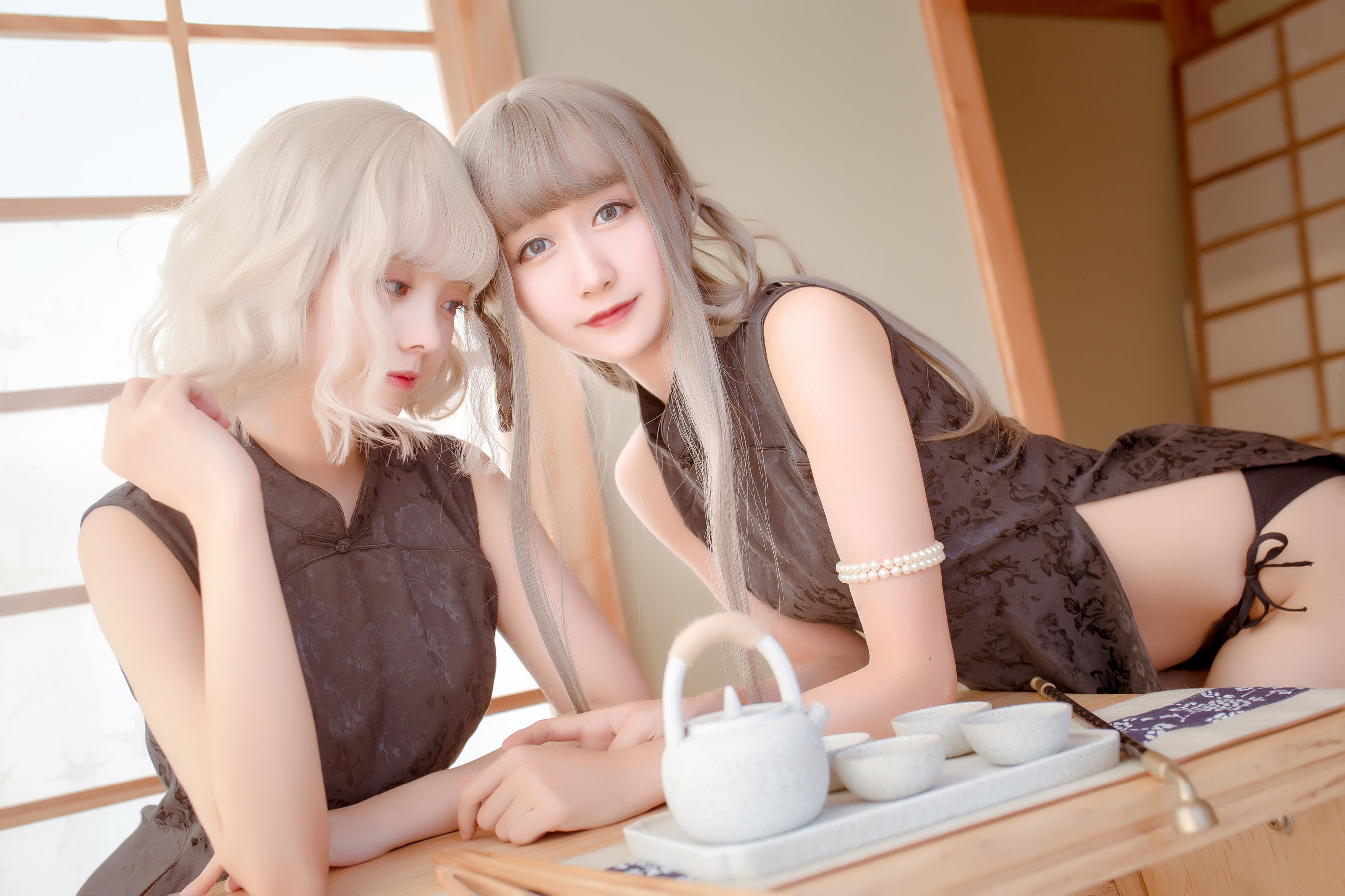 [萝莉COS] 木绵绵OwO - 魔女旗袍&小野妹子