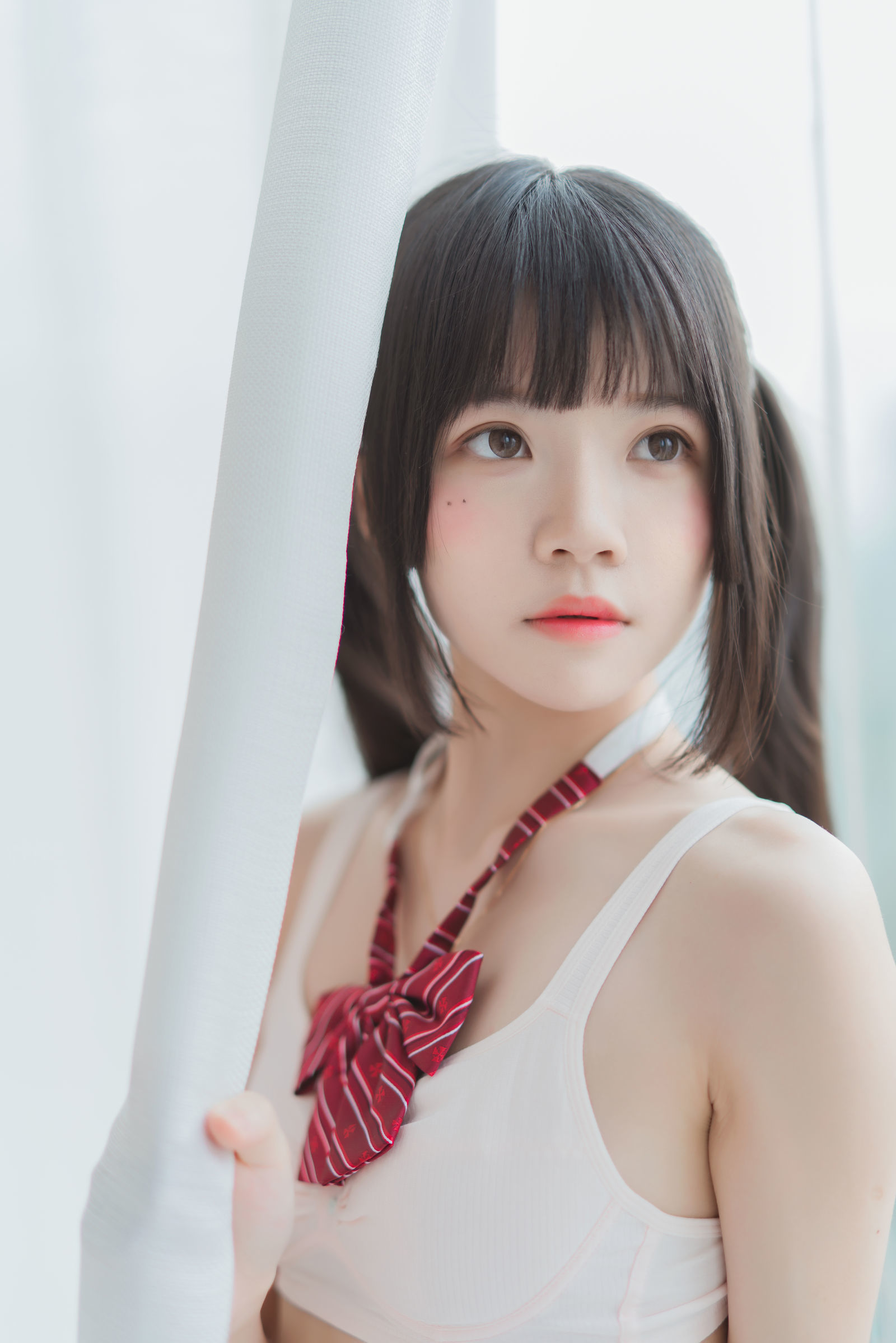 [萝莉COS] 桜桃喵 - 心形胖次