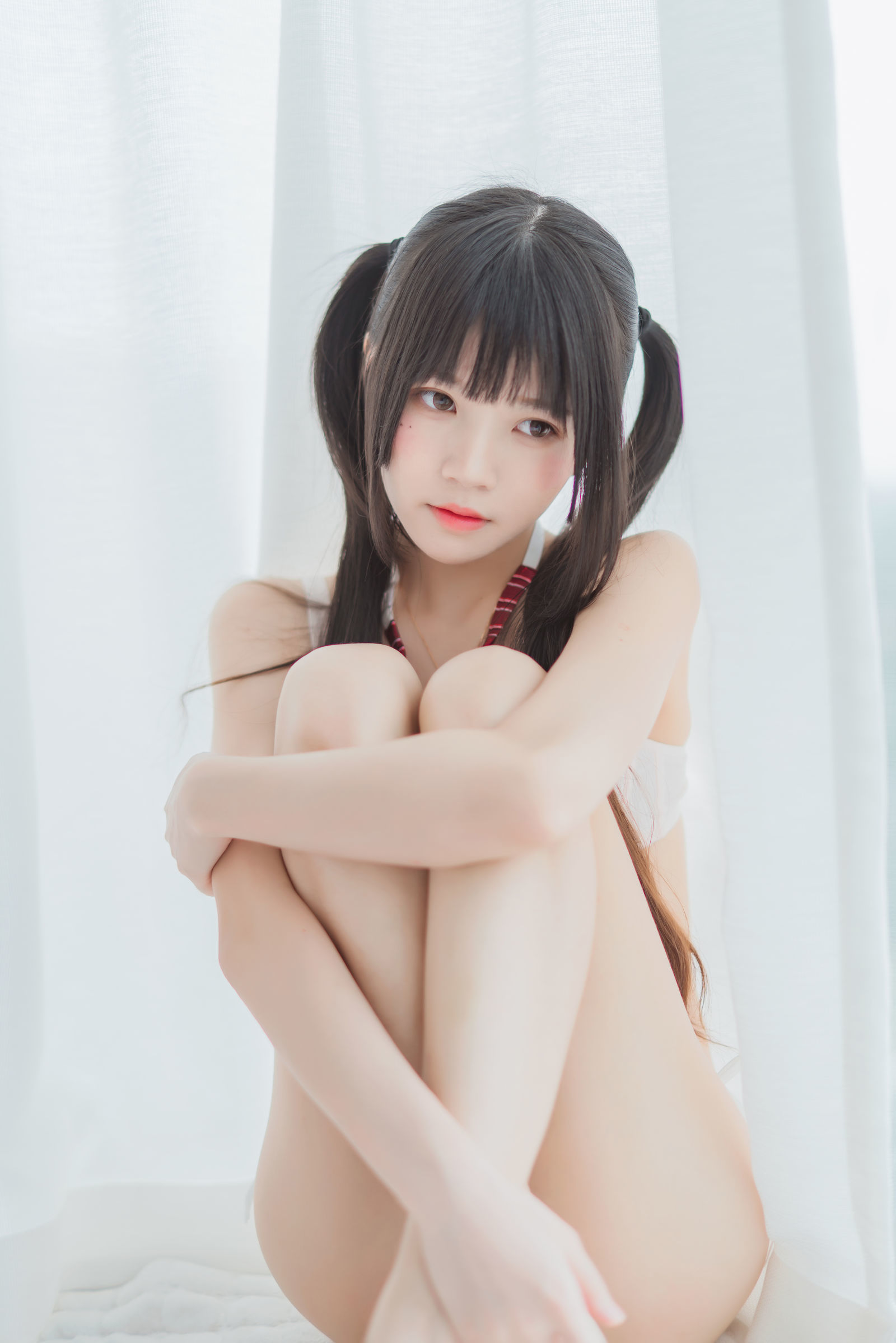[萝莉COS] 桜桃喵 - 心形胖次