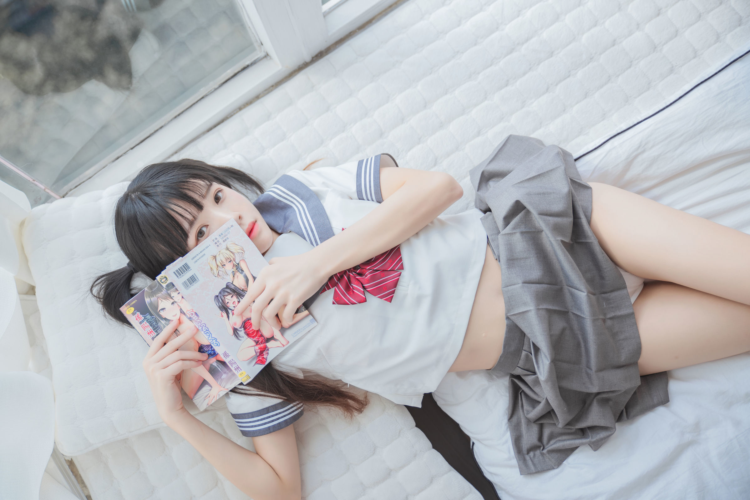 [萝莉COS] 桜桃喵 - 心形胖次