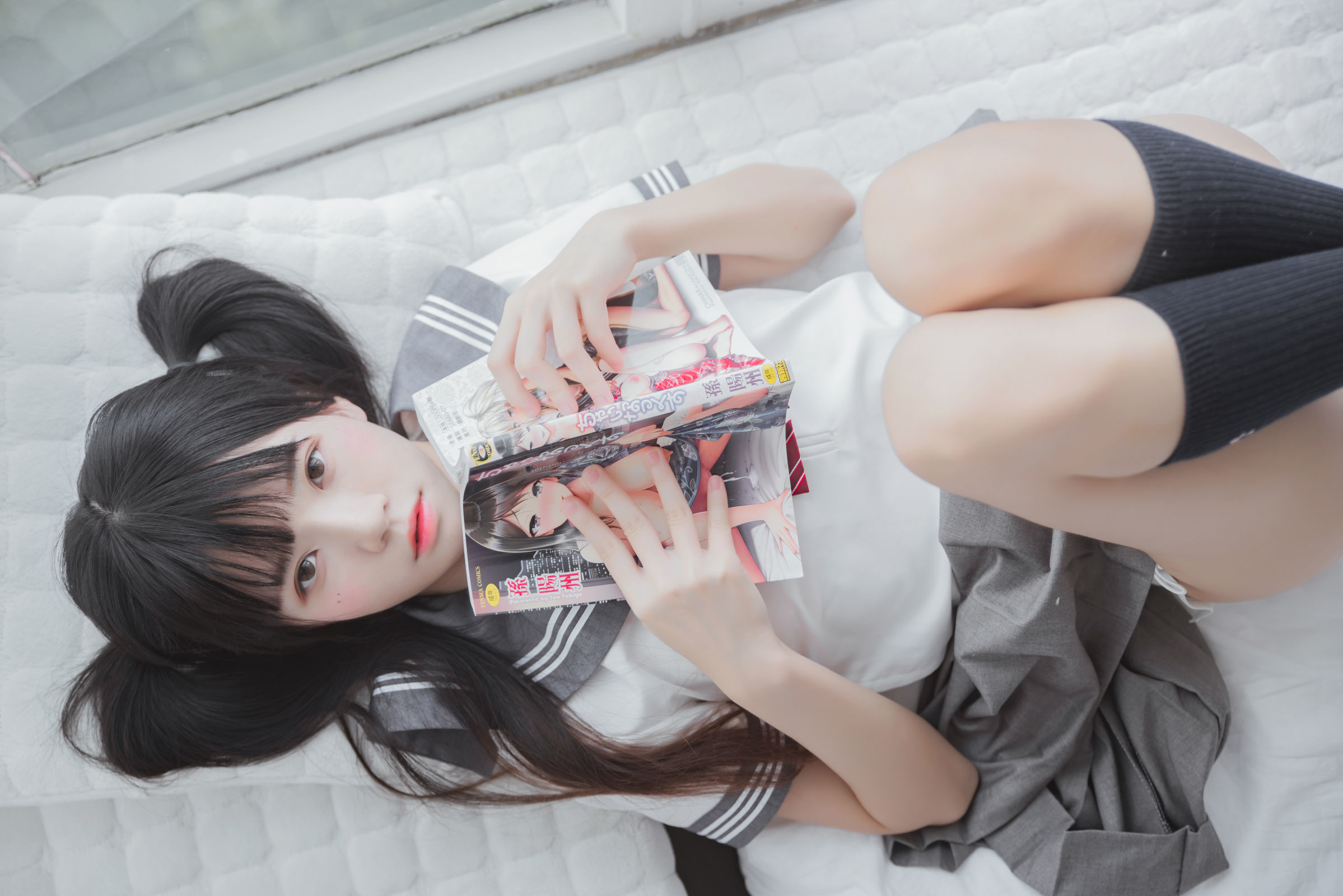[萝莉COS] 桜桃喵 - 心形胖次