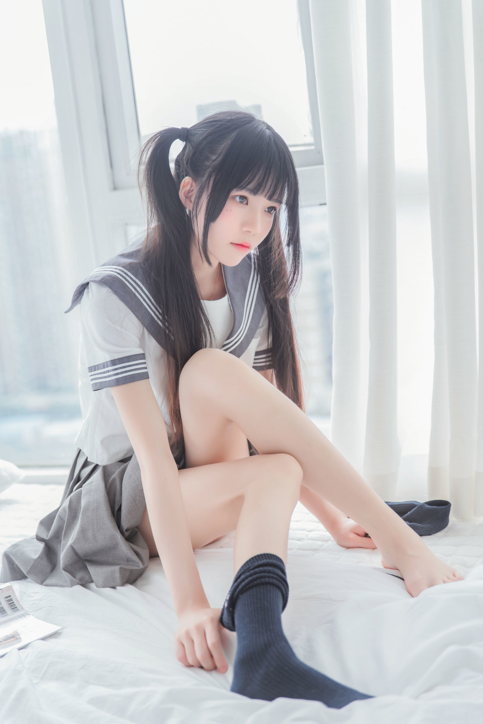 [萝莉COS] 桜桃喵 - 心形胖次