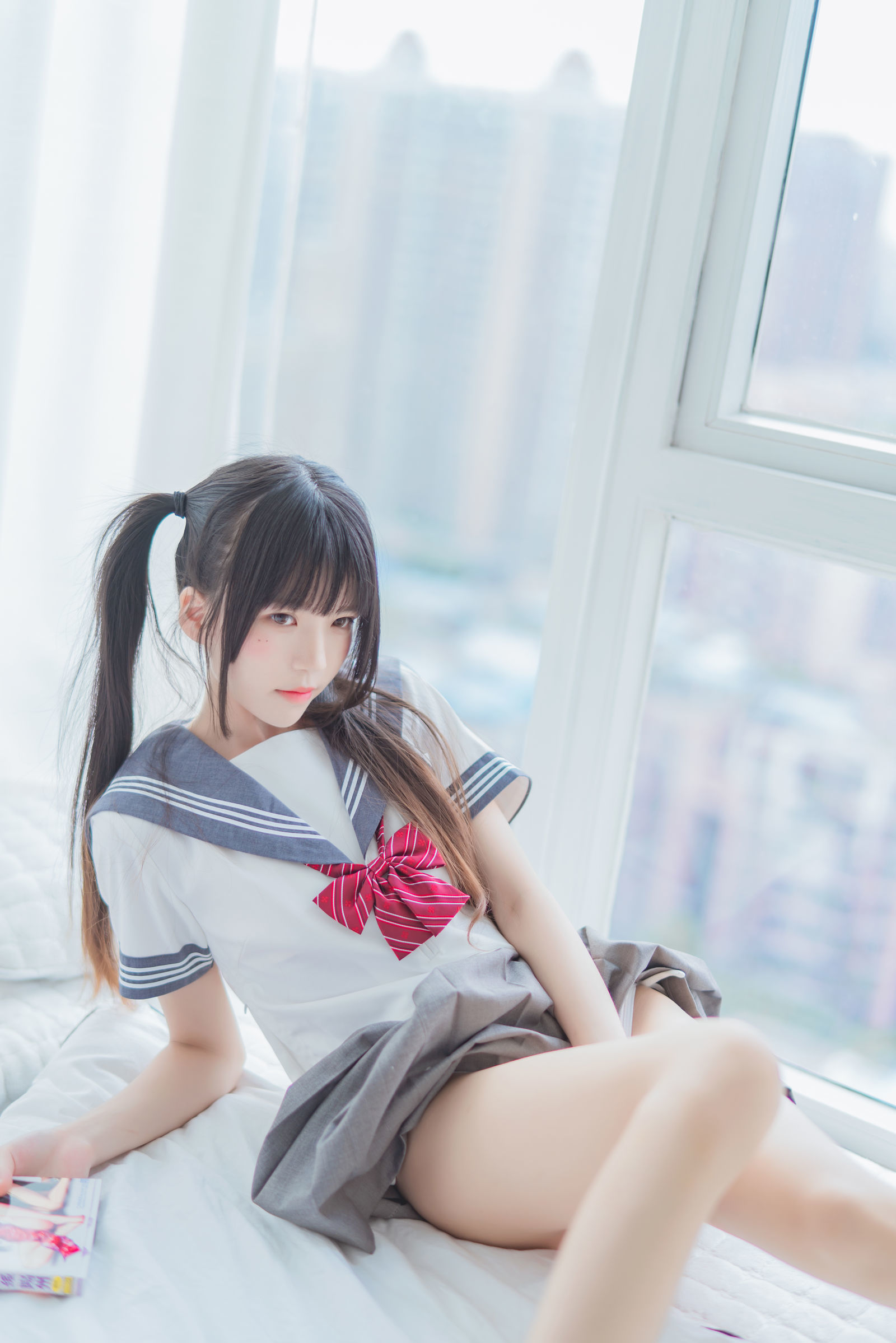 [萝莉COS] 桜桃喵 - 心形胖次