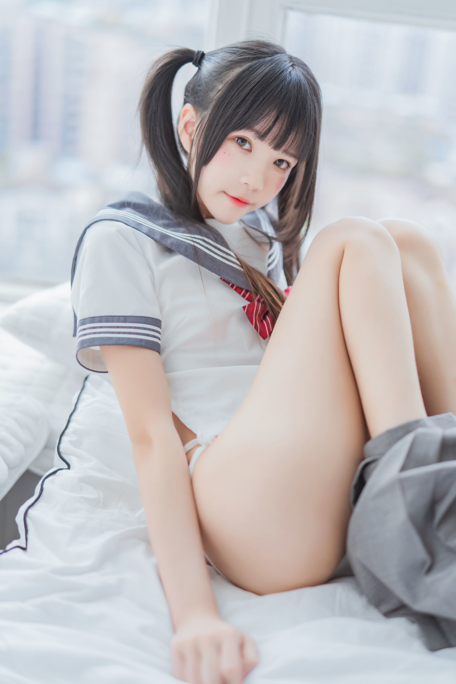 [萝莉COS] 桜桃喵 - 心形胖次