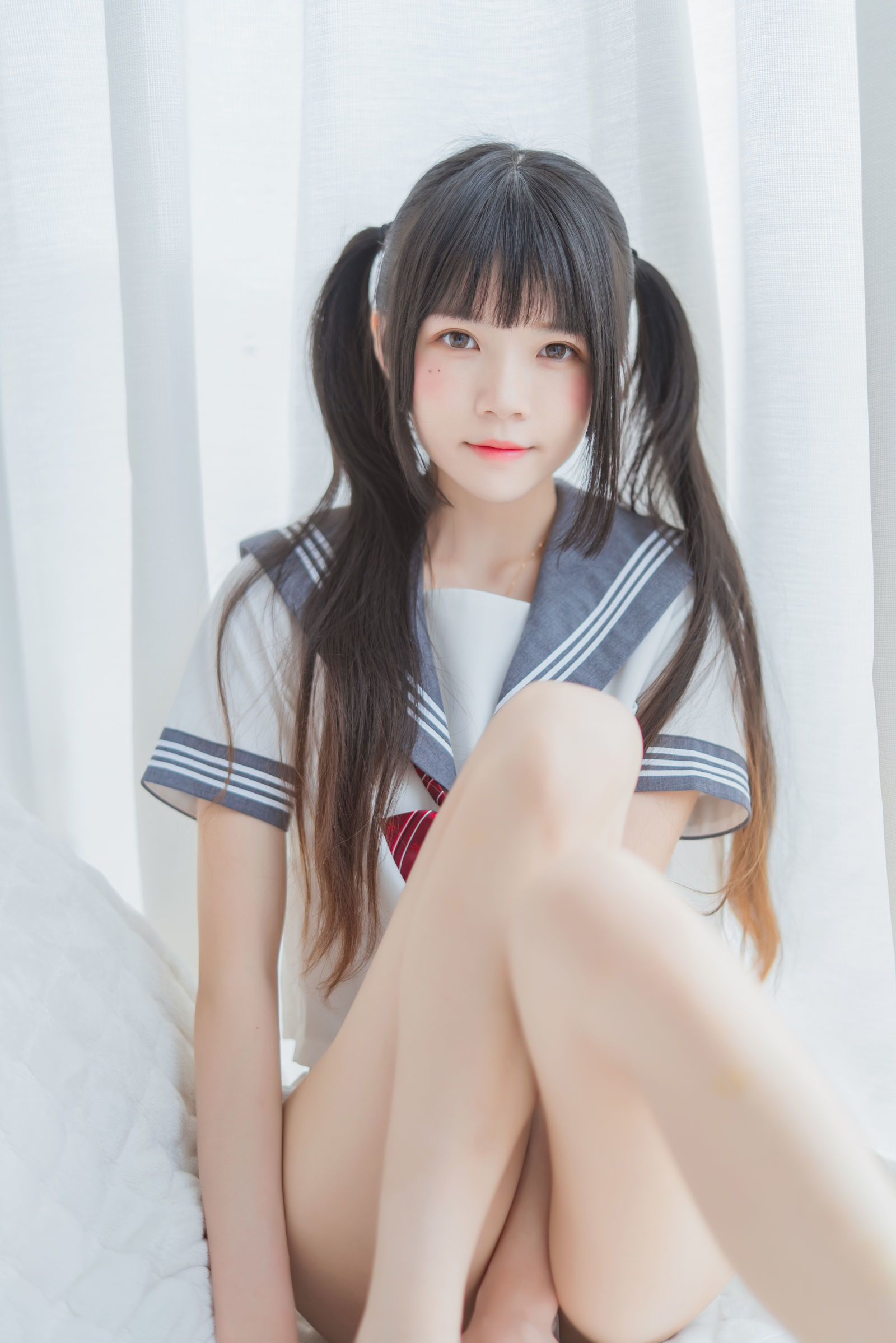 [萝莉COS] 桜桃喵 - 心形胖次