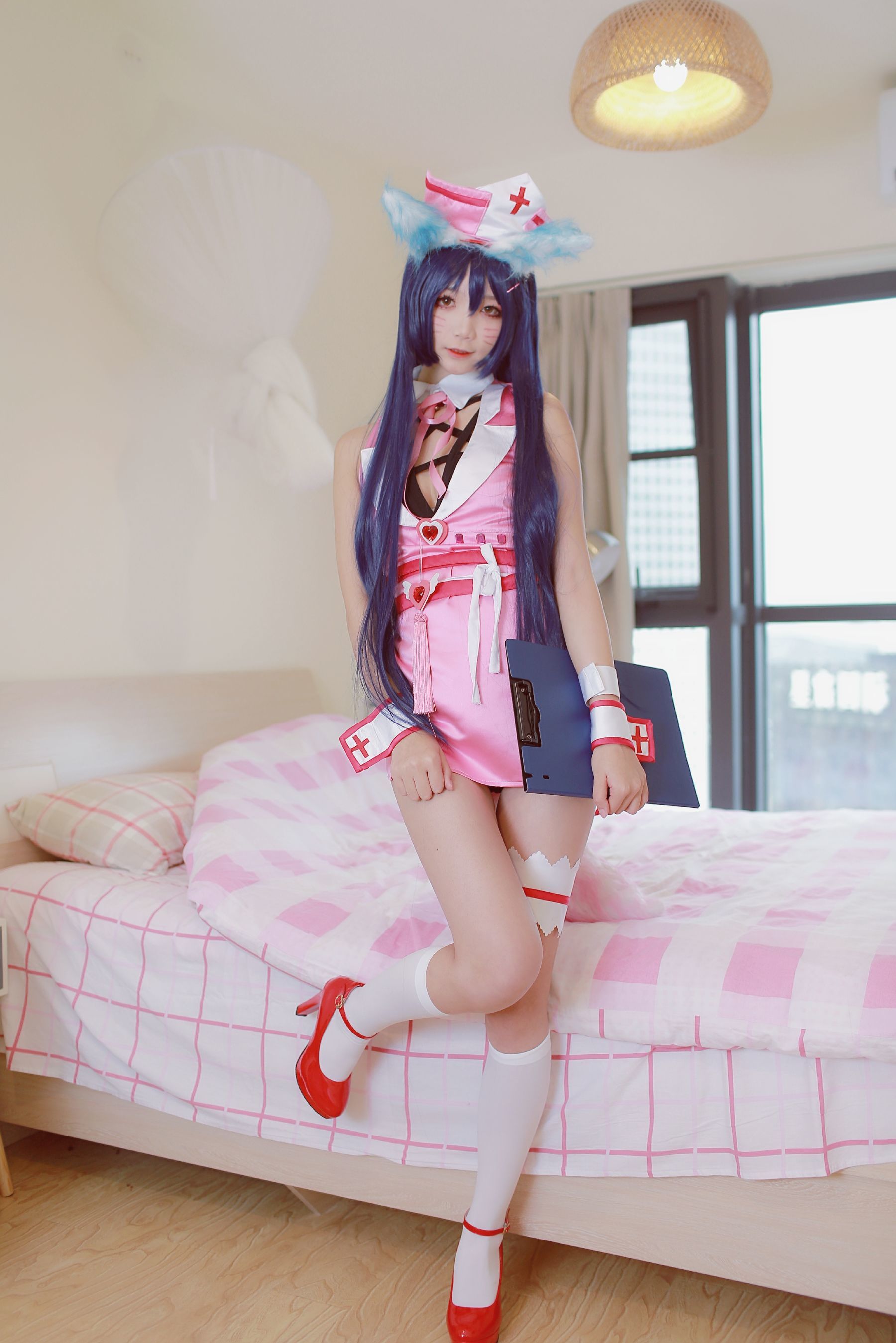 [萝莉COS] 清纯少女五更百鬼 - 阿狸护士服