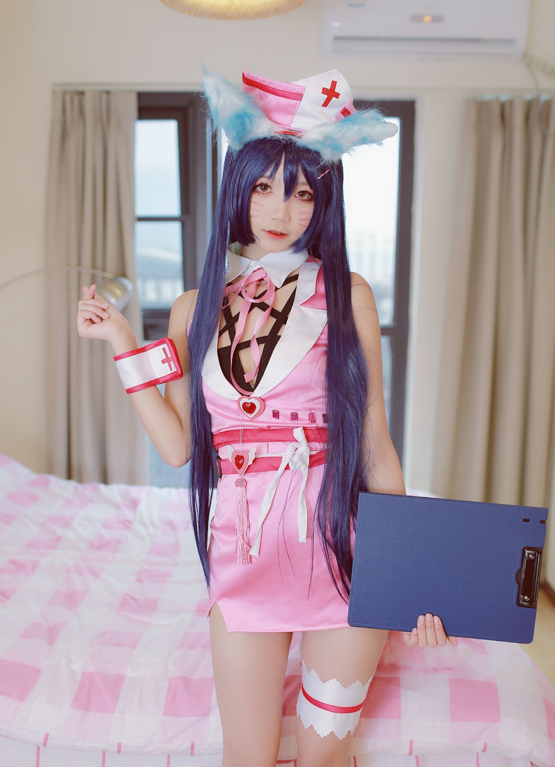 [萝莉COS] 清纯少女五更百鬼 - 阿狸护士服