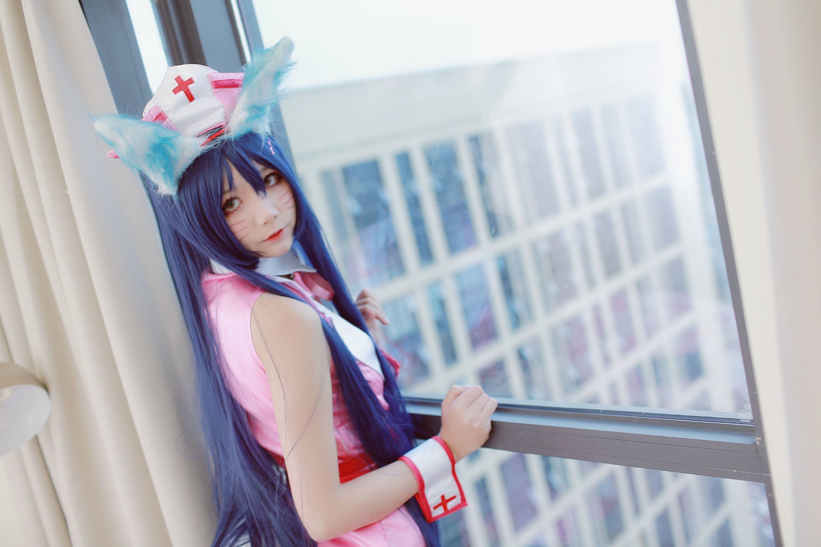 [萝莉COS] 清纯少女五更百鬼 - 阿狸护士服