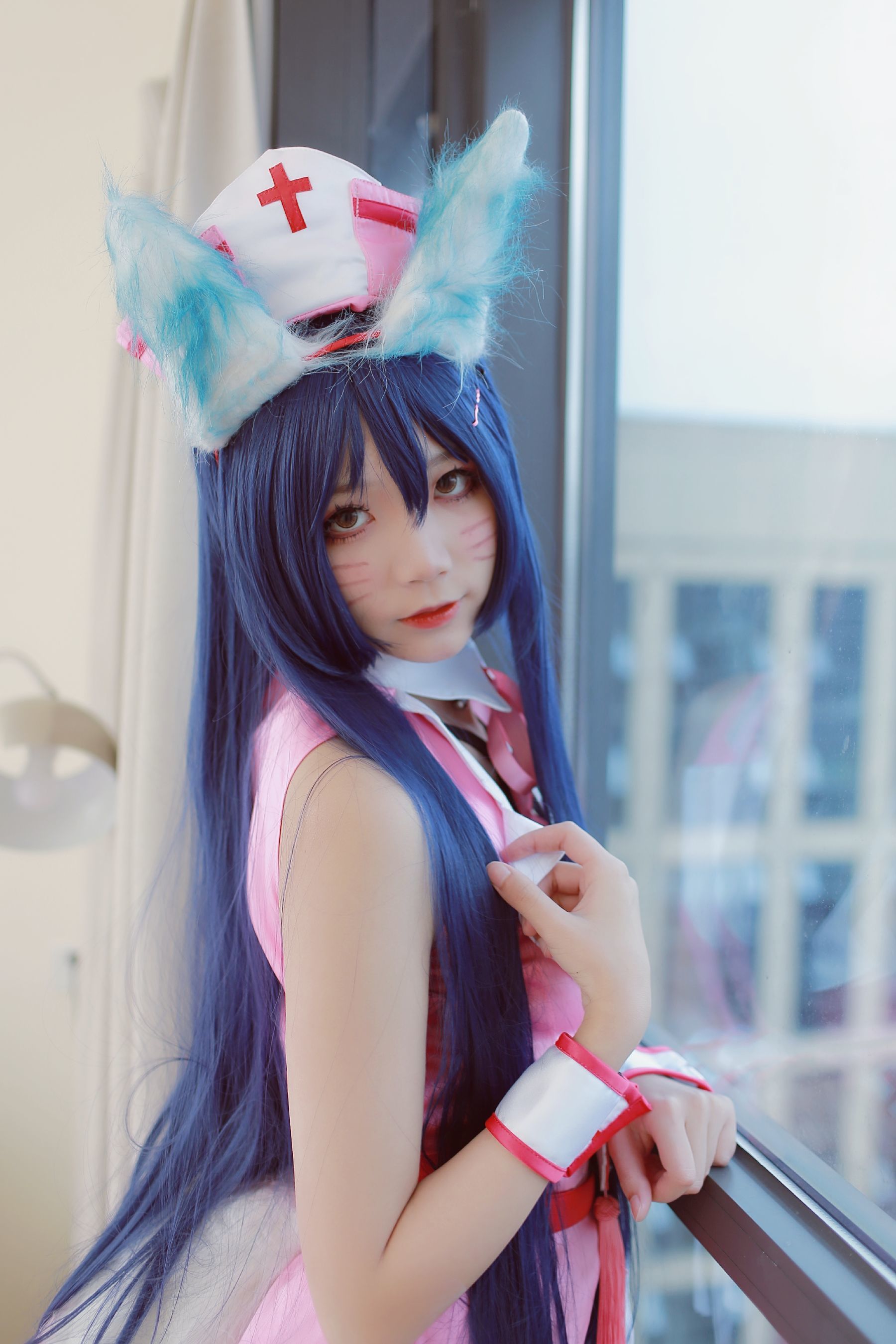 [萝莉COS] 清纯少女五更百鬼 - 阿狸护士服