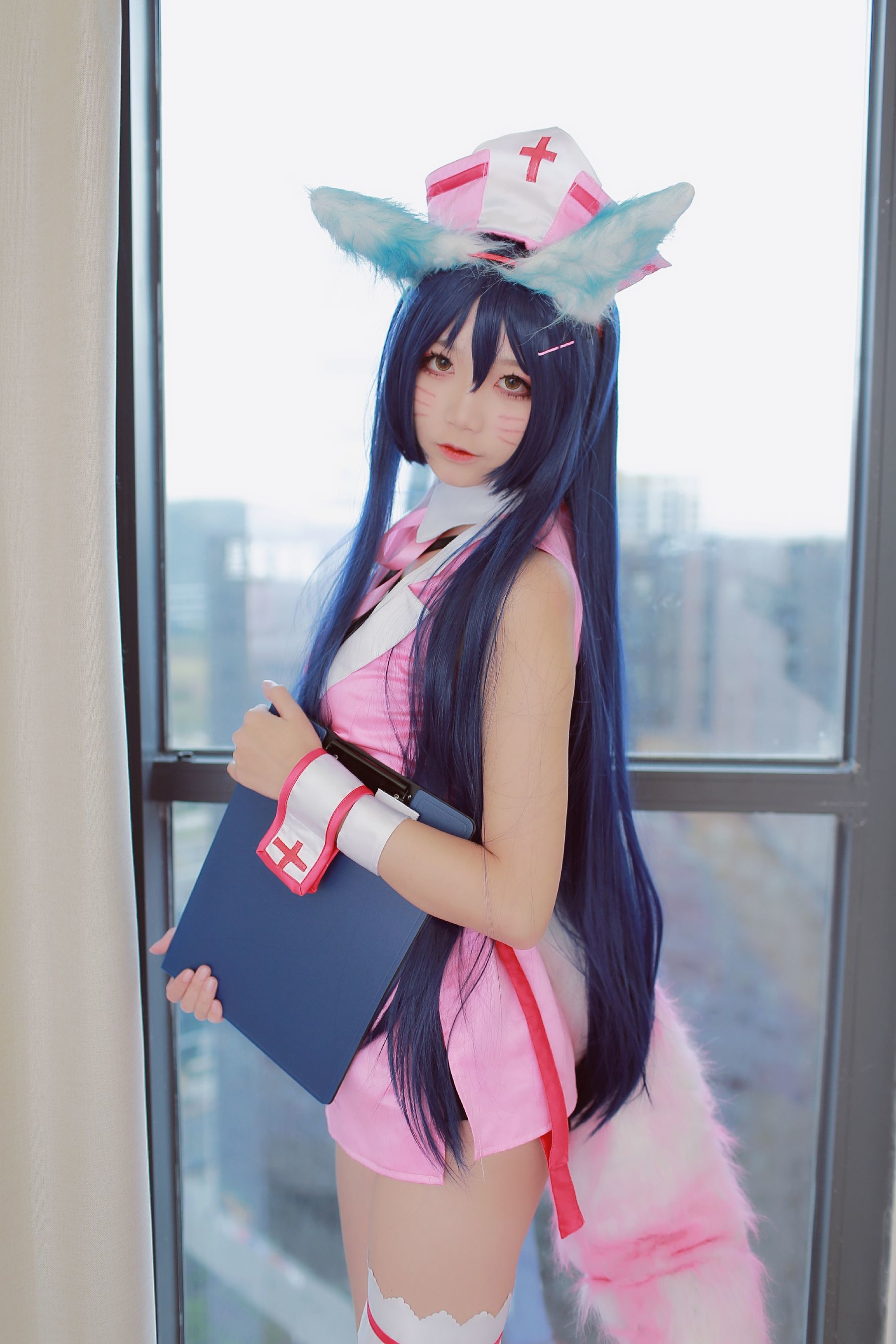 [萝莉COS] 清纯少女五更百鬼 - 阿狸护士服