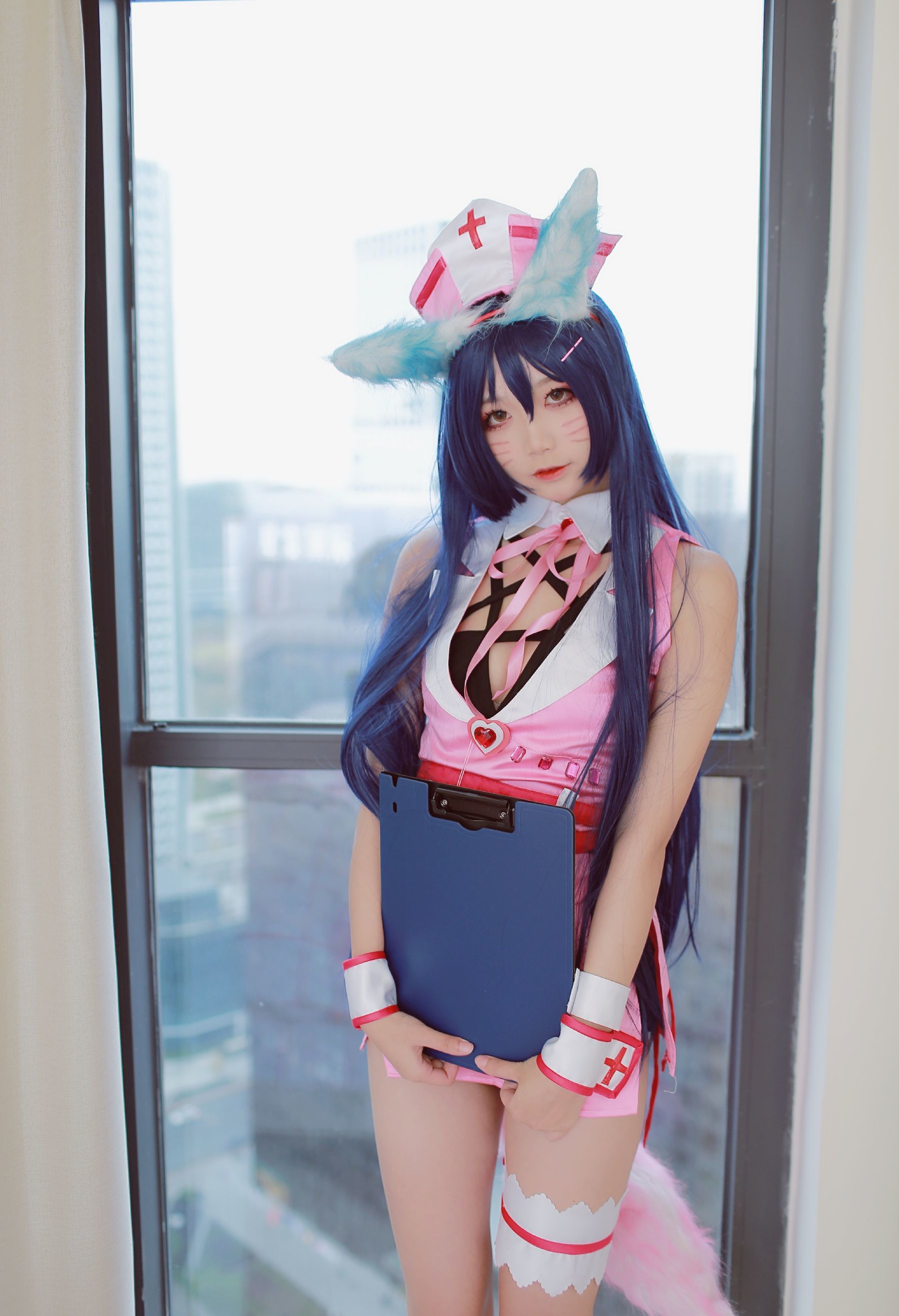 [萝莉COS] 清纯少女五更百鬼 - 阿狸护士服