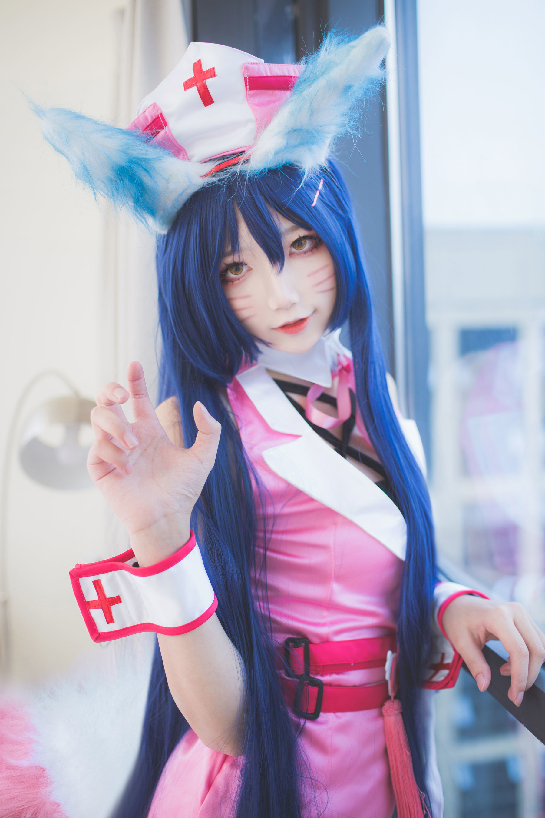 [萝莉COS] 清纯少女五更百鬼 - 阿狸护士服
