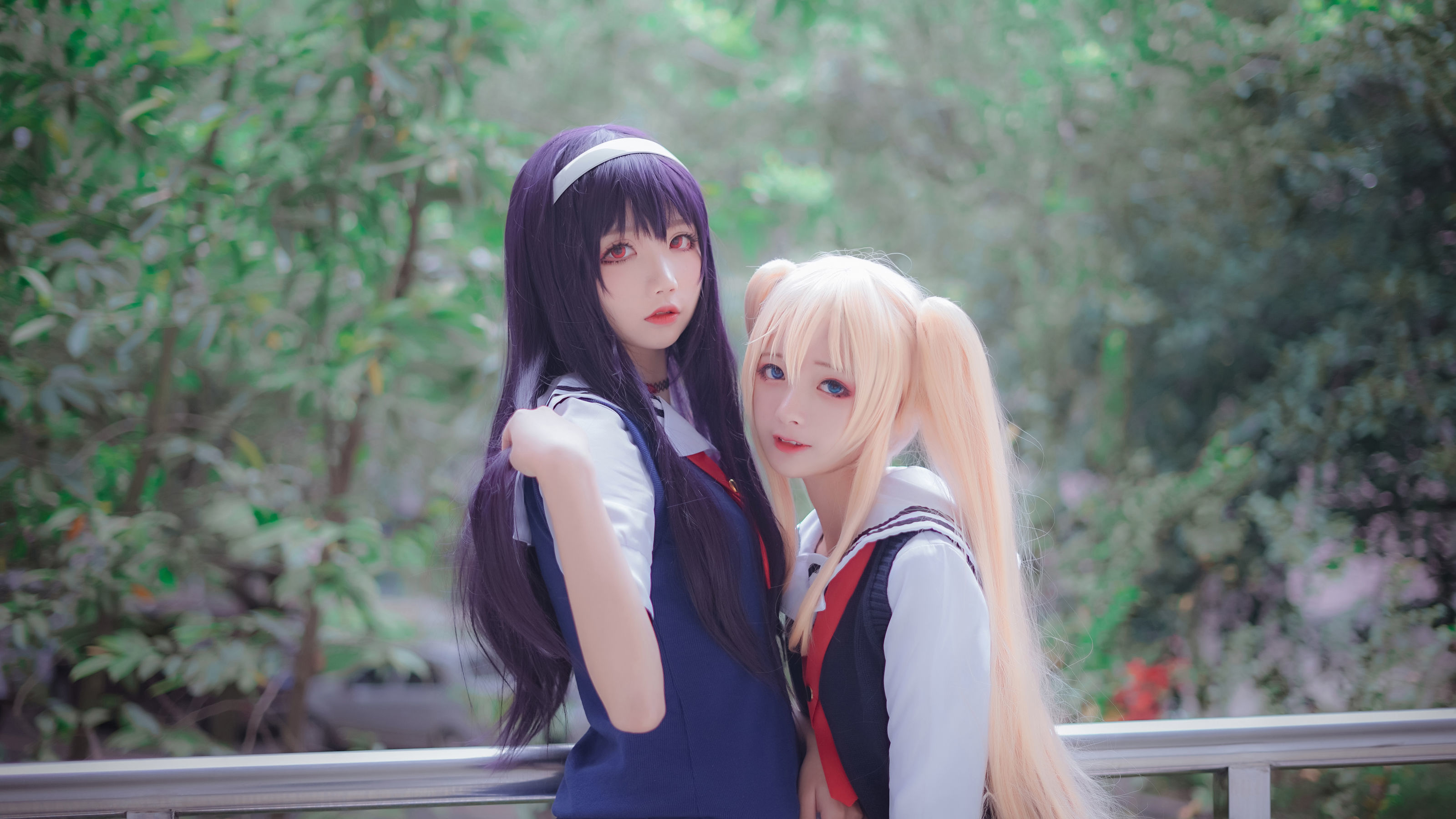 [萝莉COS] 清纯少女五更百鬼 - 学姐校服