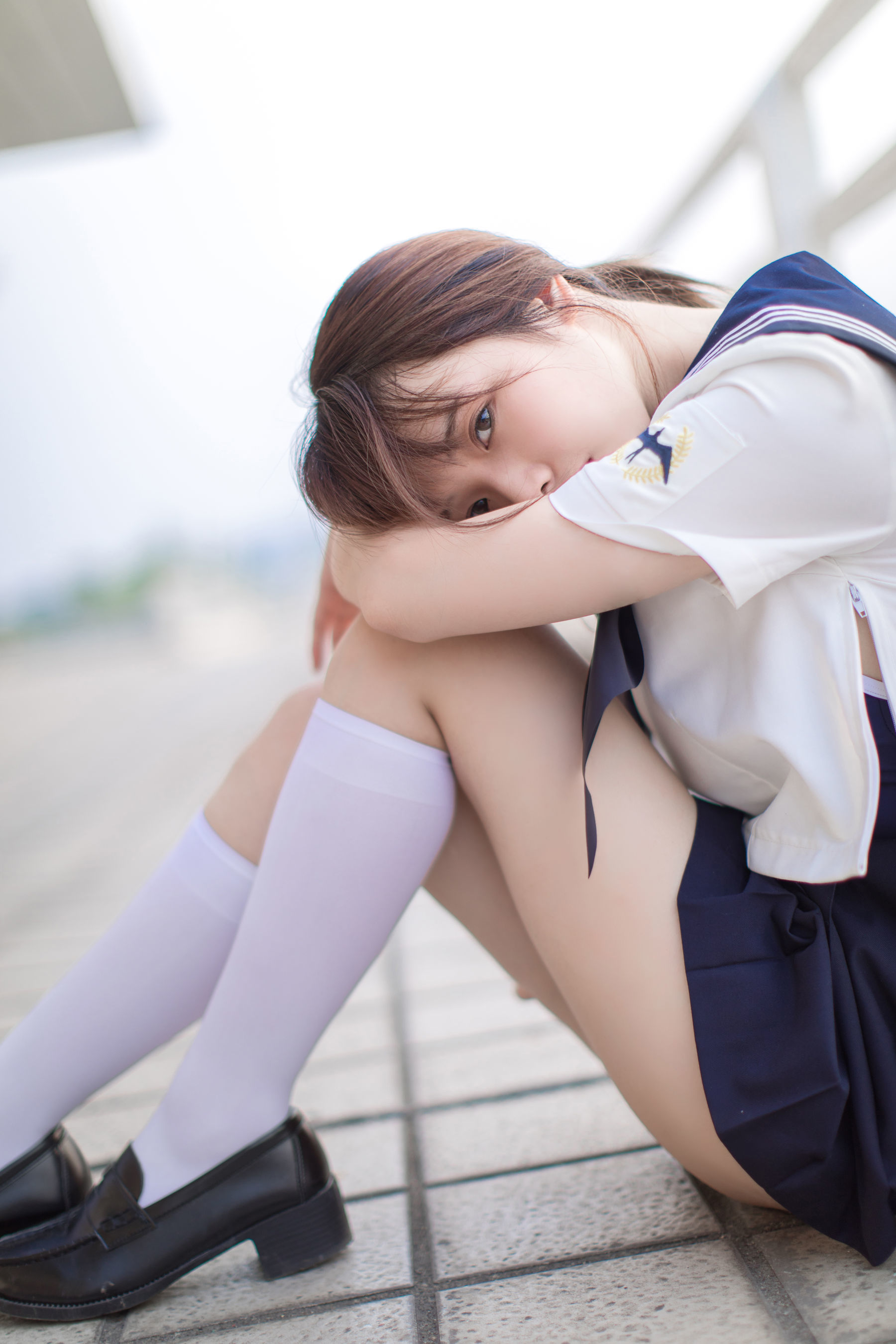 [萝莉COS] 雯妹 - JK 白丝 死库水