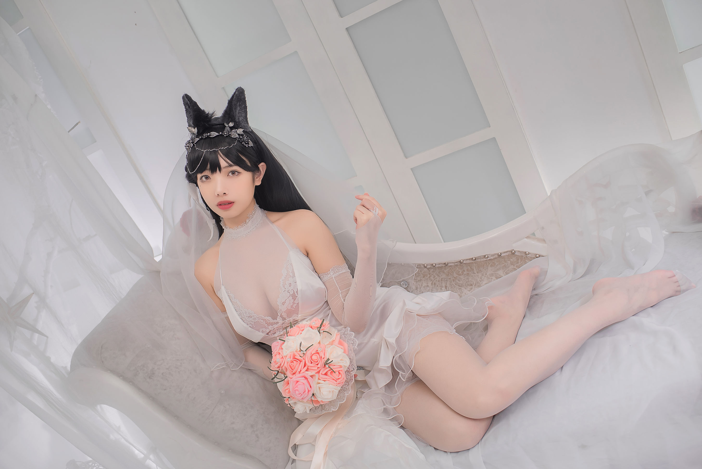 [萝莉COS] 雯妹 - 爱宕花嫁