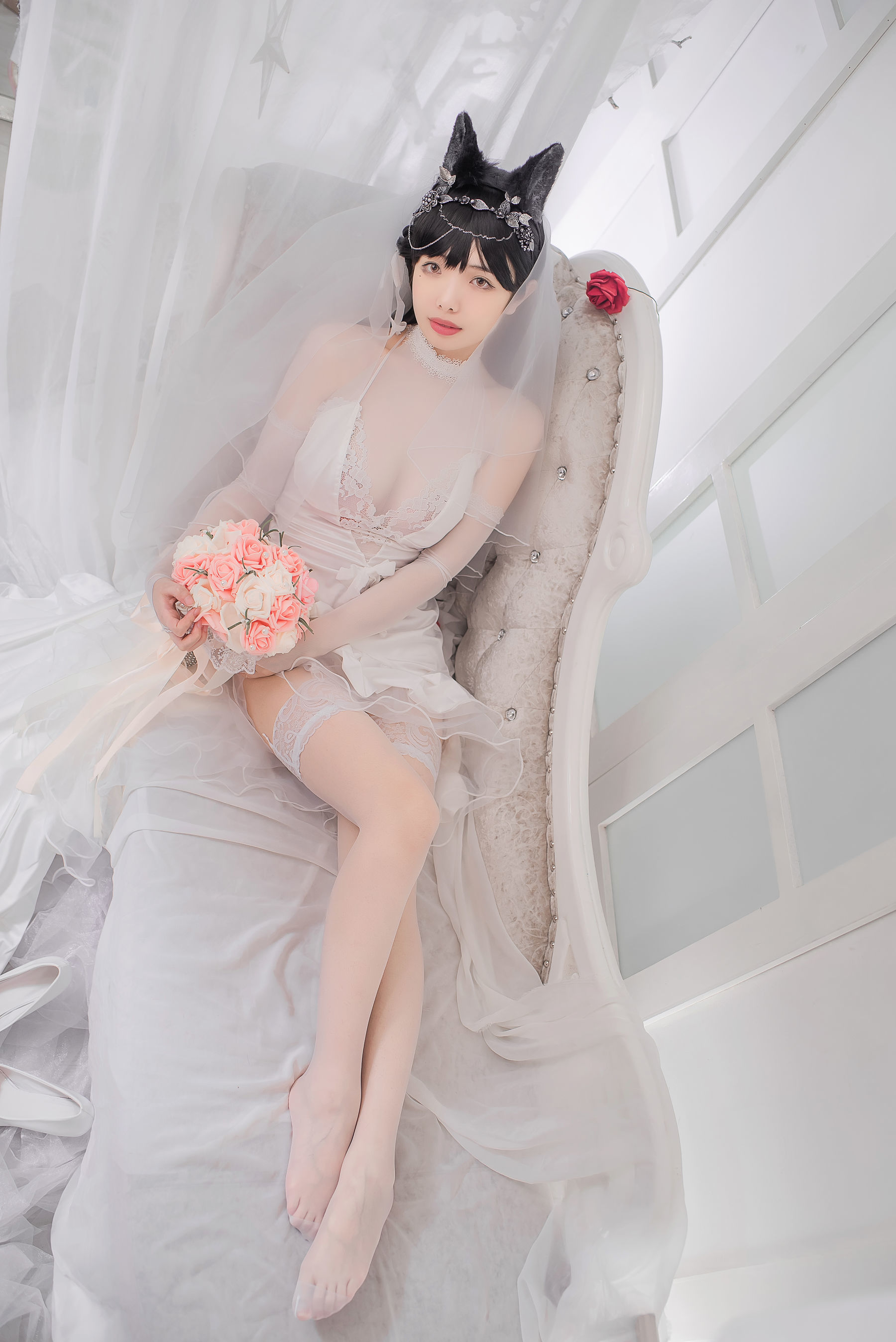 [萝莉COS] 雯妹 - 爱宕花嫁