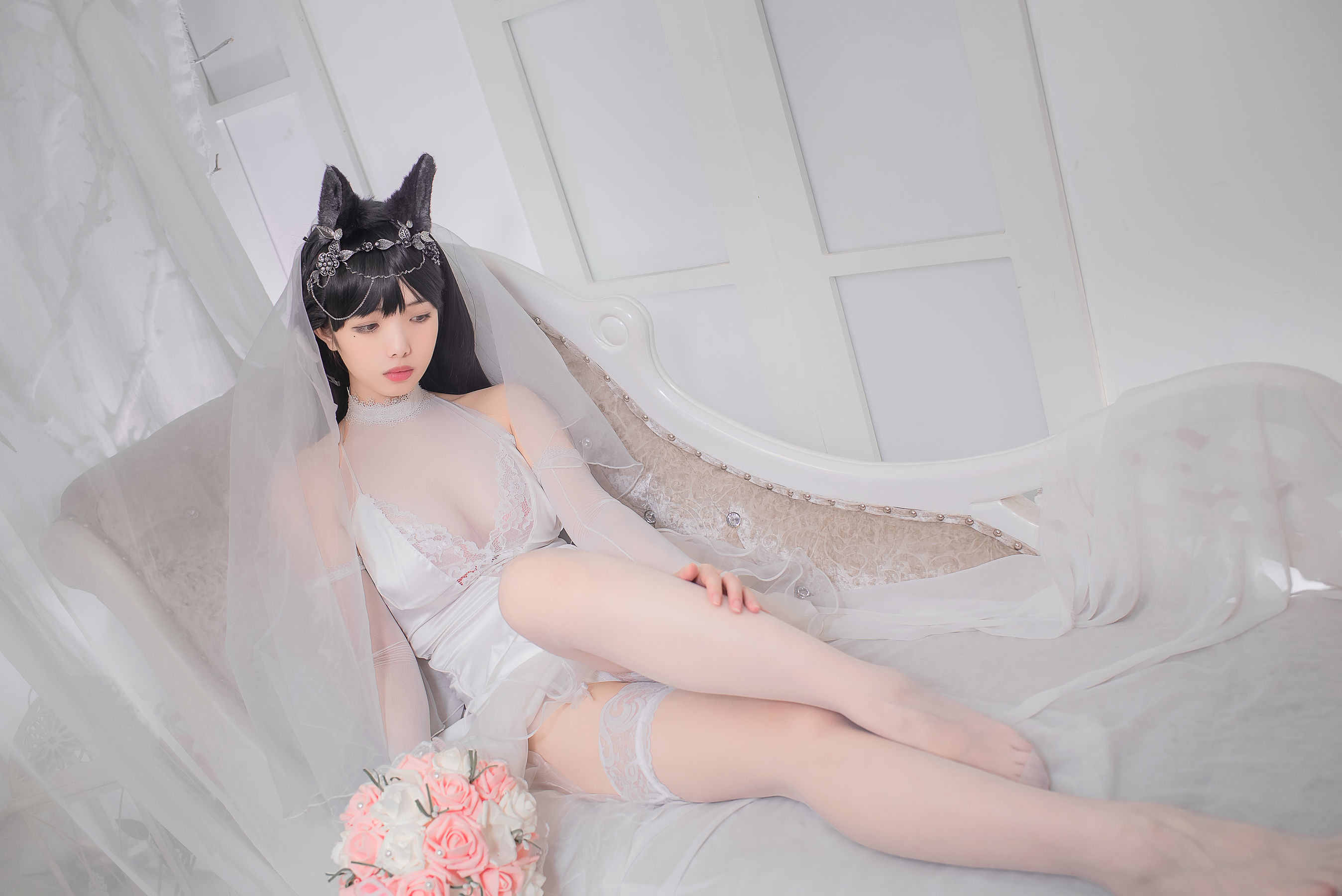 [萝莉COS] 雯妹 - 爱宕花嫁