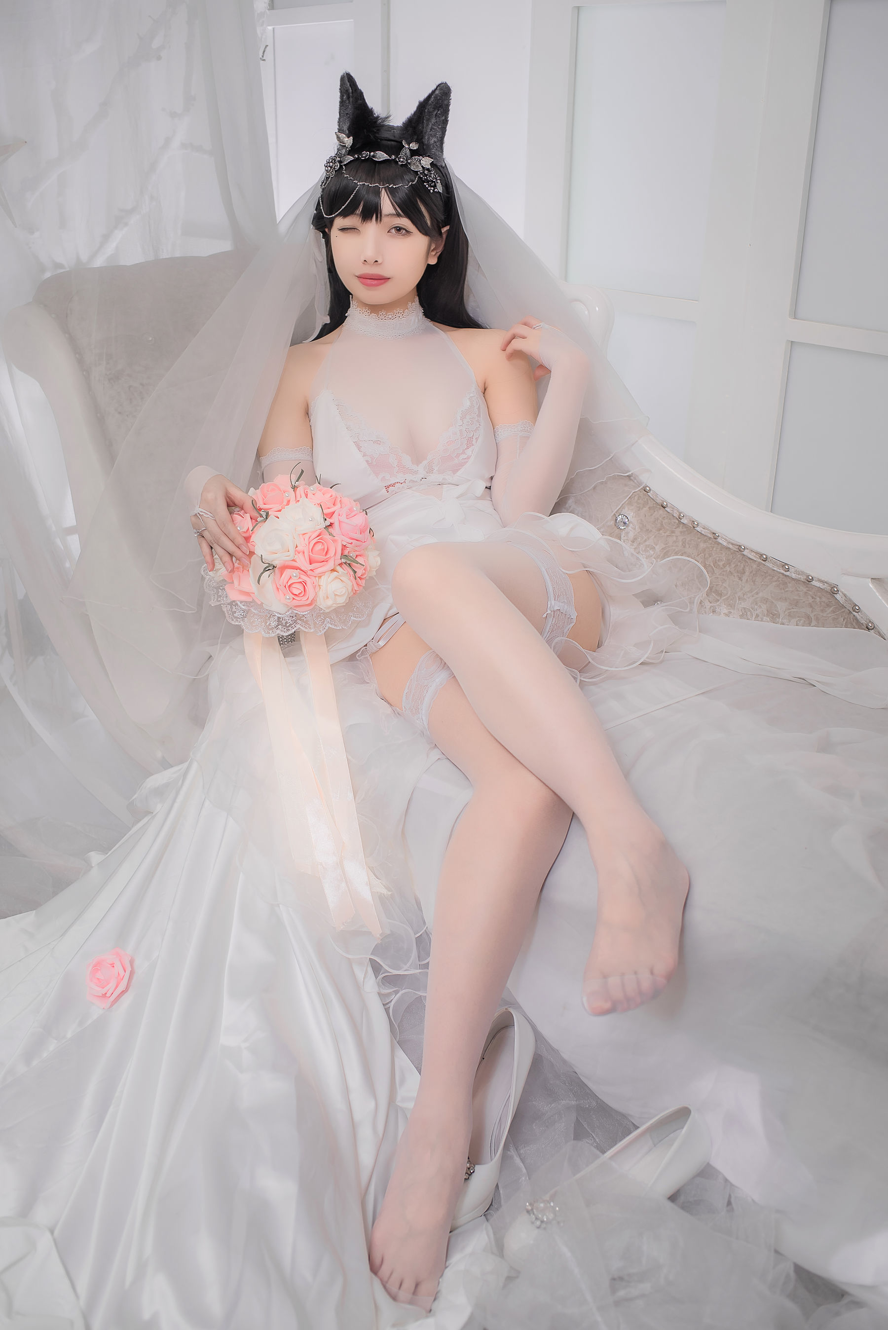 [萝莉COS] 雯妹 - 爱宕花嫁