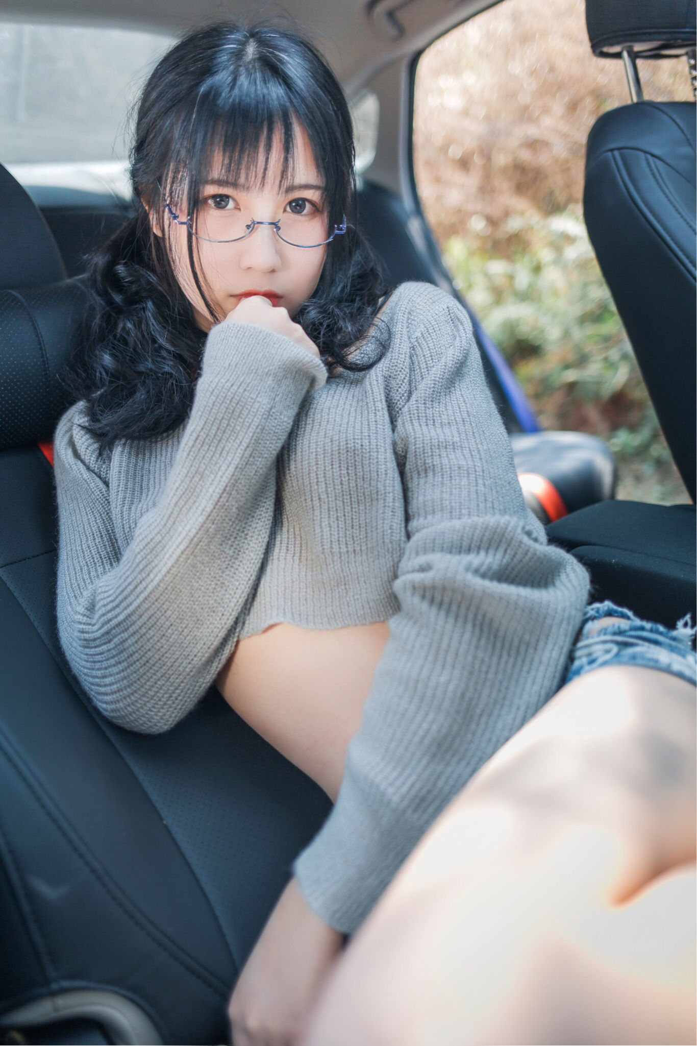 [萝莉COS] 逐月su - 车内篇