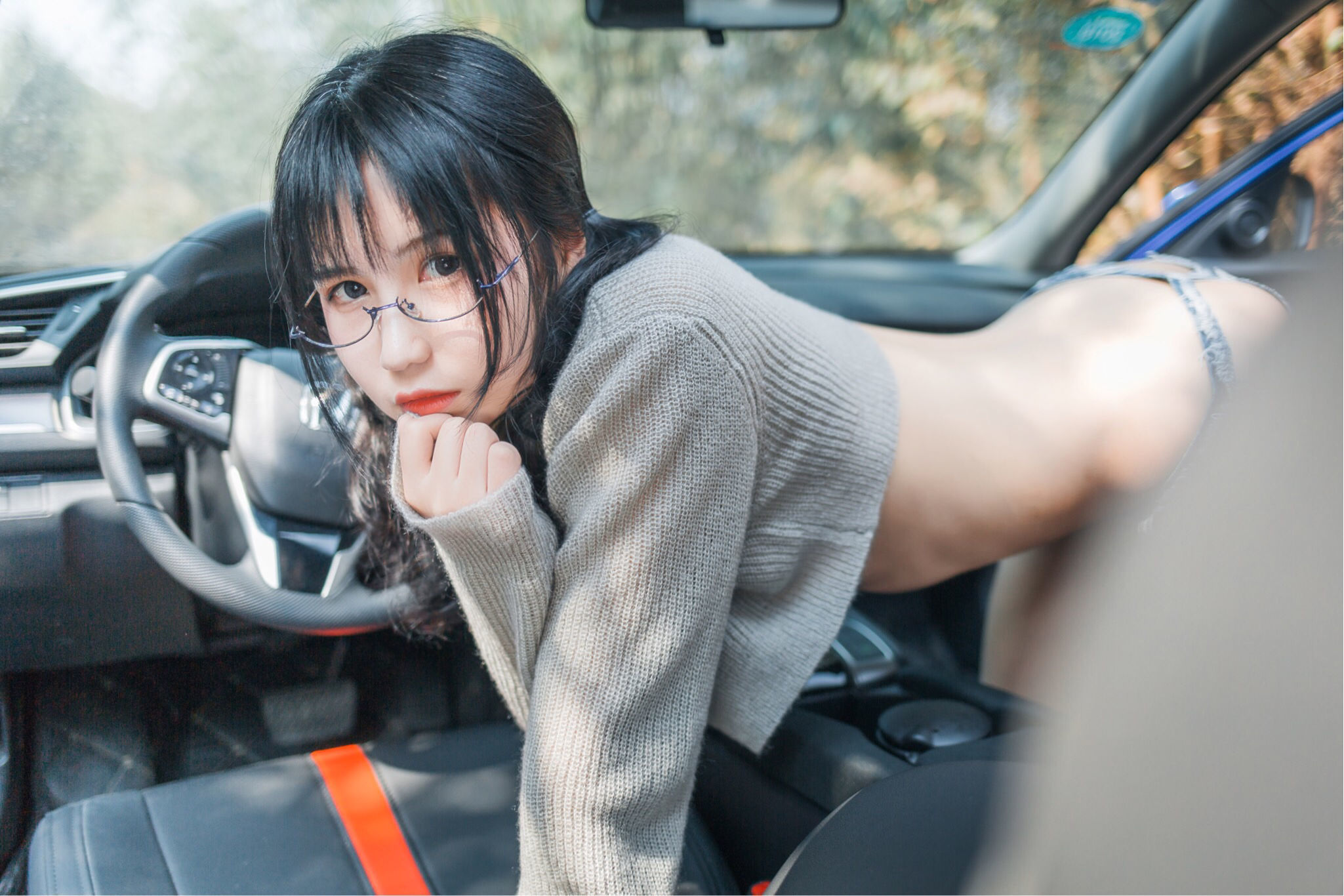 [萝莉COS] 逐月su - 车内篇