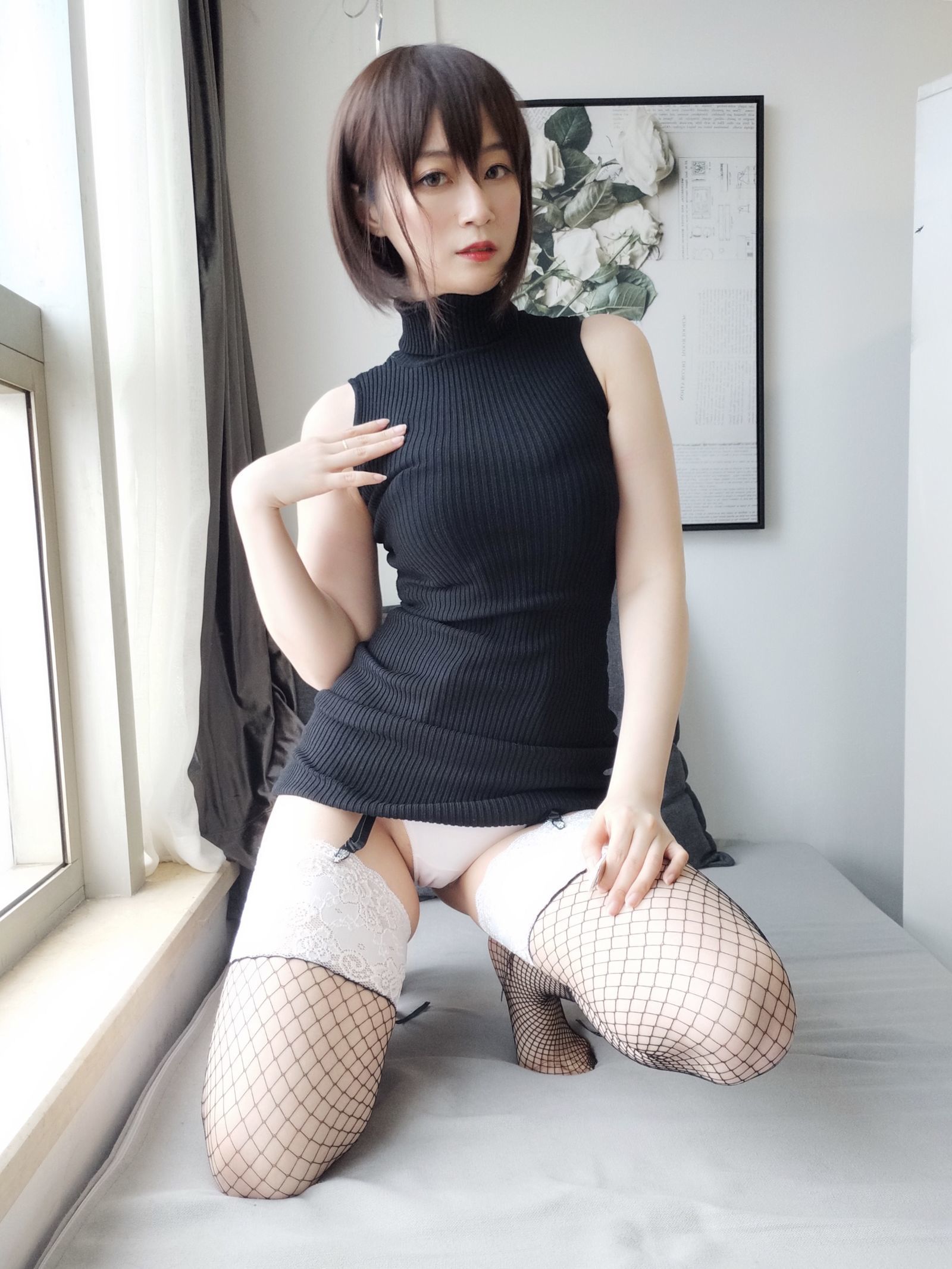 [萝莉COS] 白银 - 黑色包臀裙