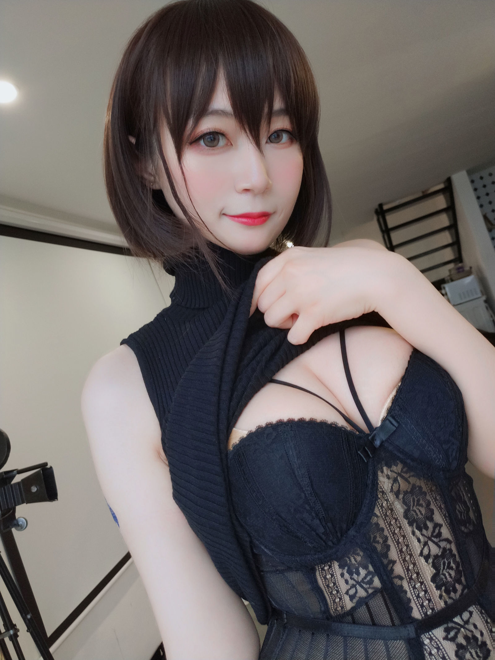 [萝莉COS] 白银 - 黑色包臀裙