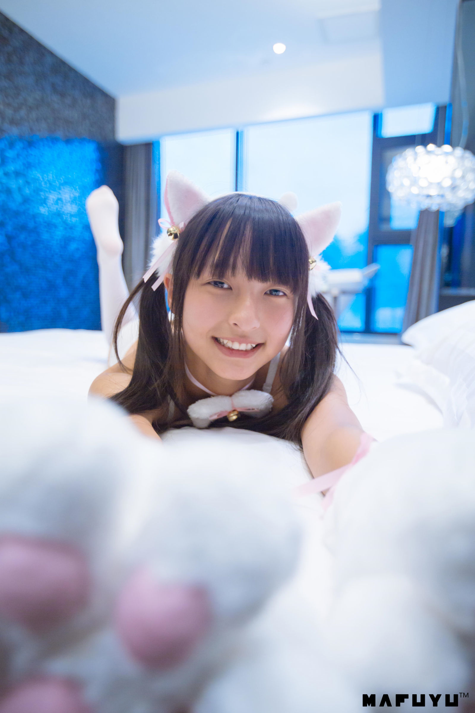 [萝莉COS] 神楽板真冬 COS Reimu猫娘系列套图2