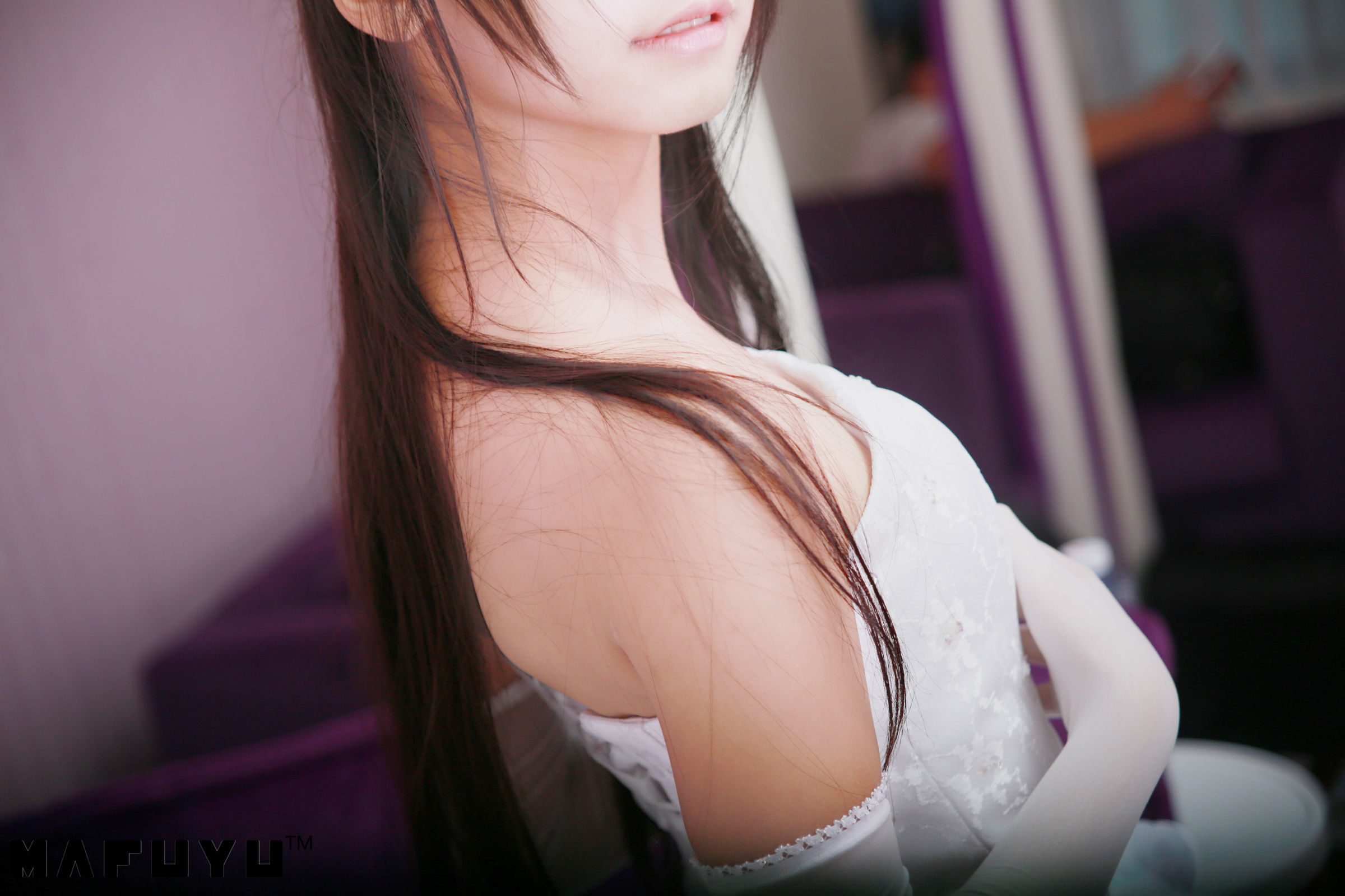 [萝莉COS] 神楽板真冬 婚纱系列套图