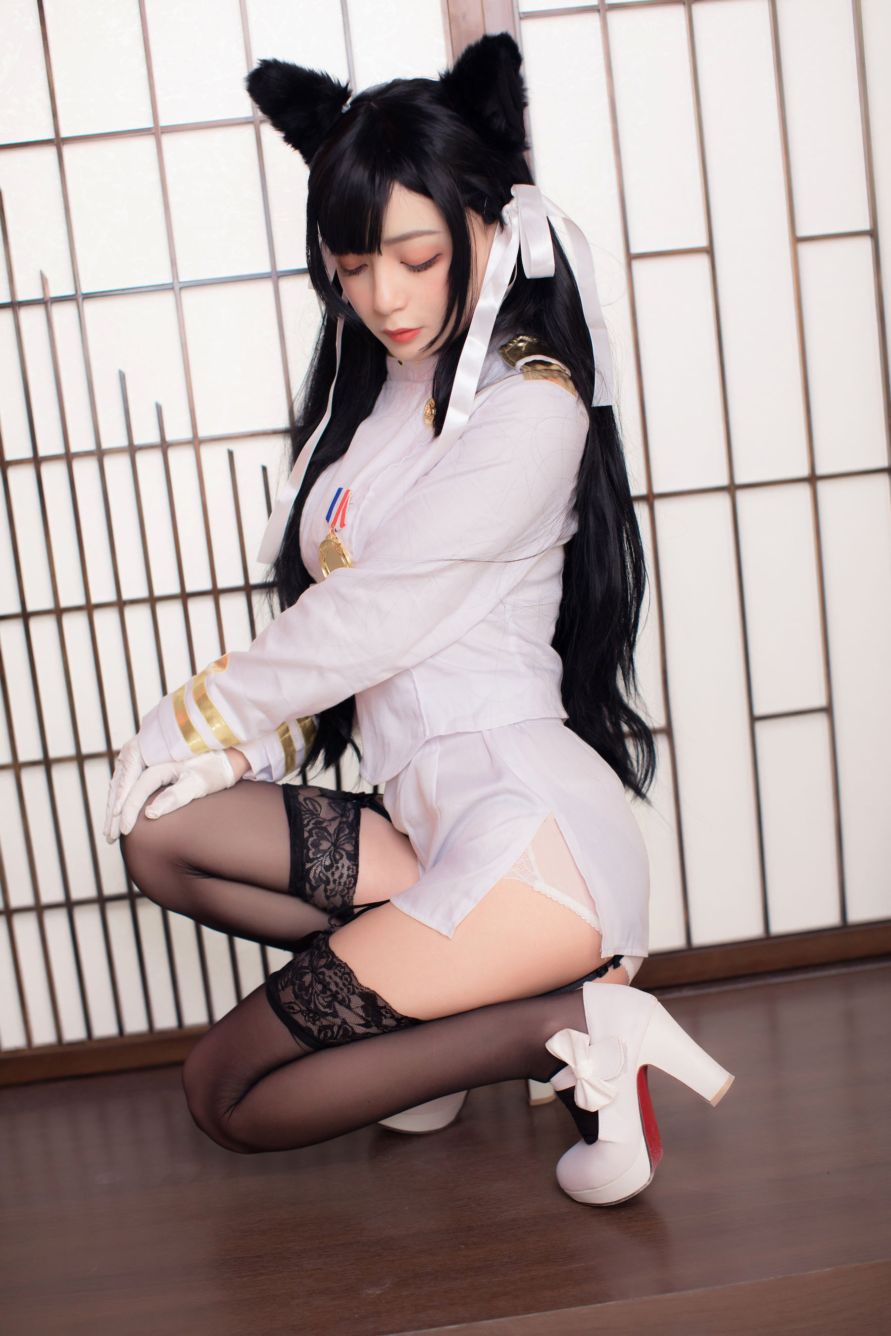 [萝莉COS] 神楽板真冬 指挥官很忙…