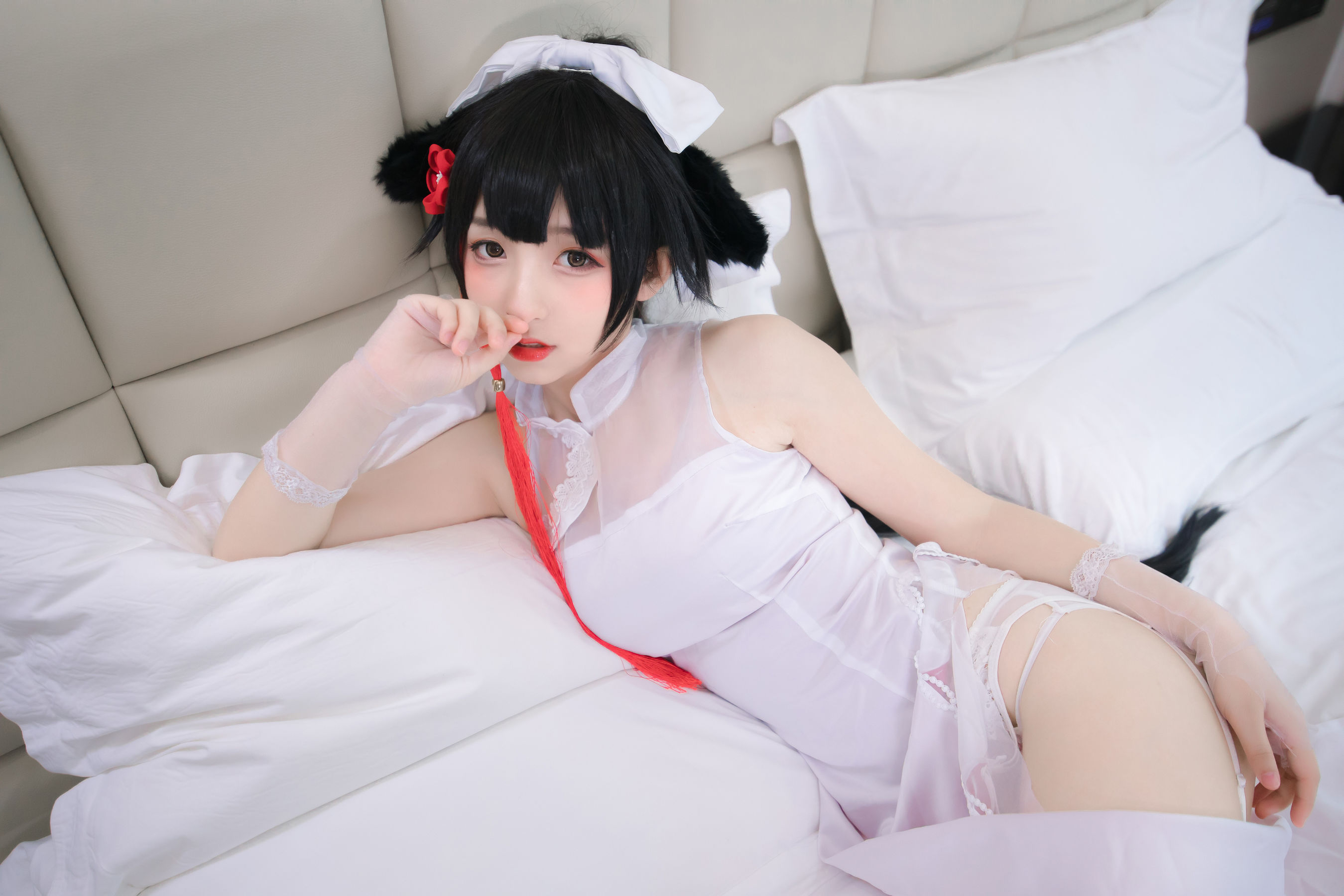 [萝莉COS] 神楽板真冬 指挥官很忙…