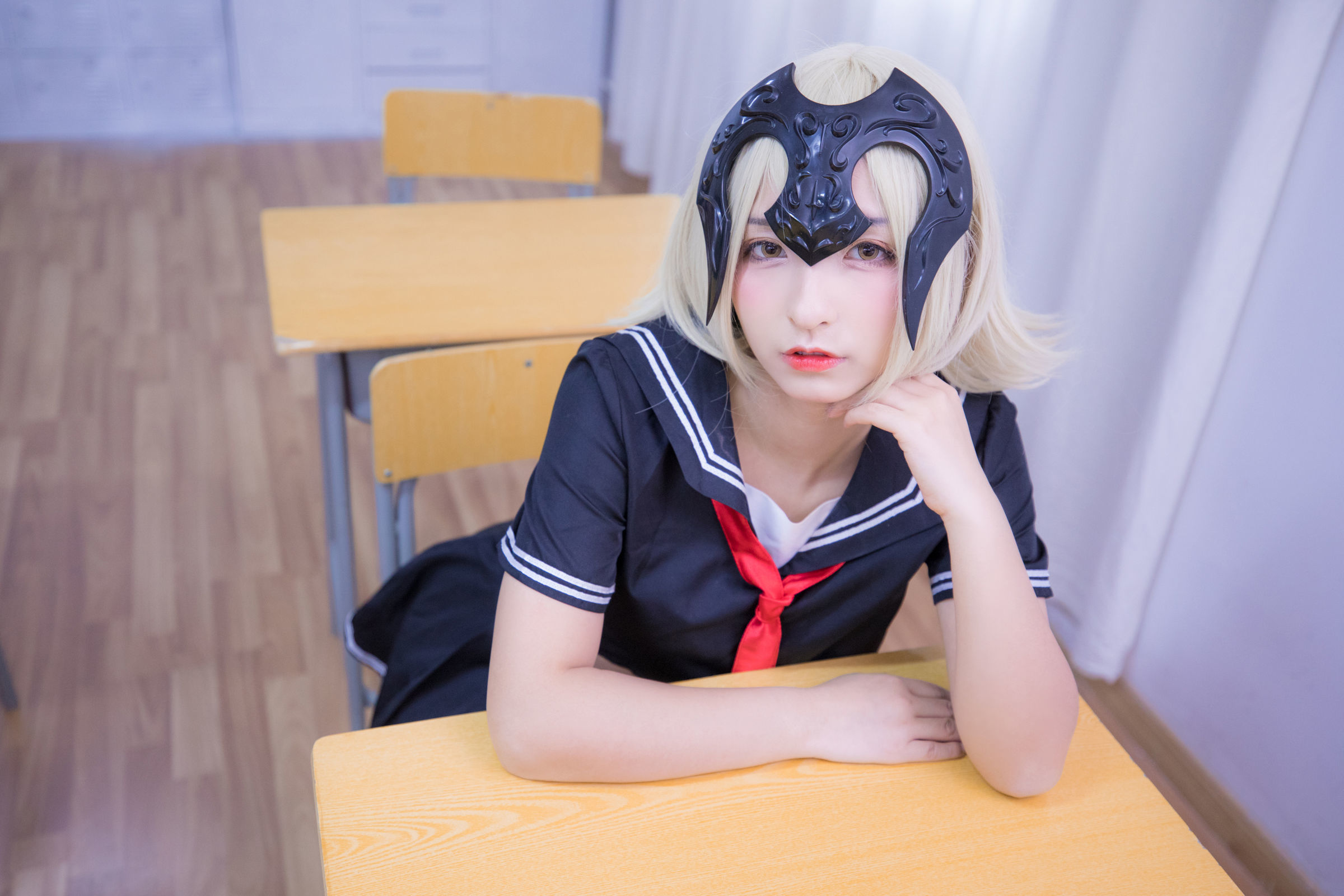 [萝莉COS] 神楽板真冬 放课后