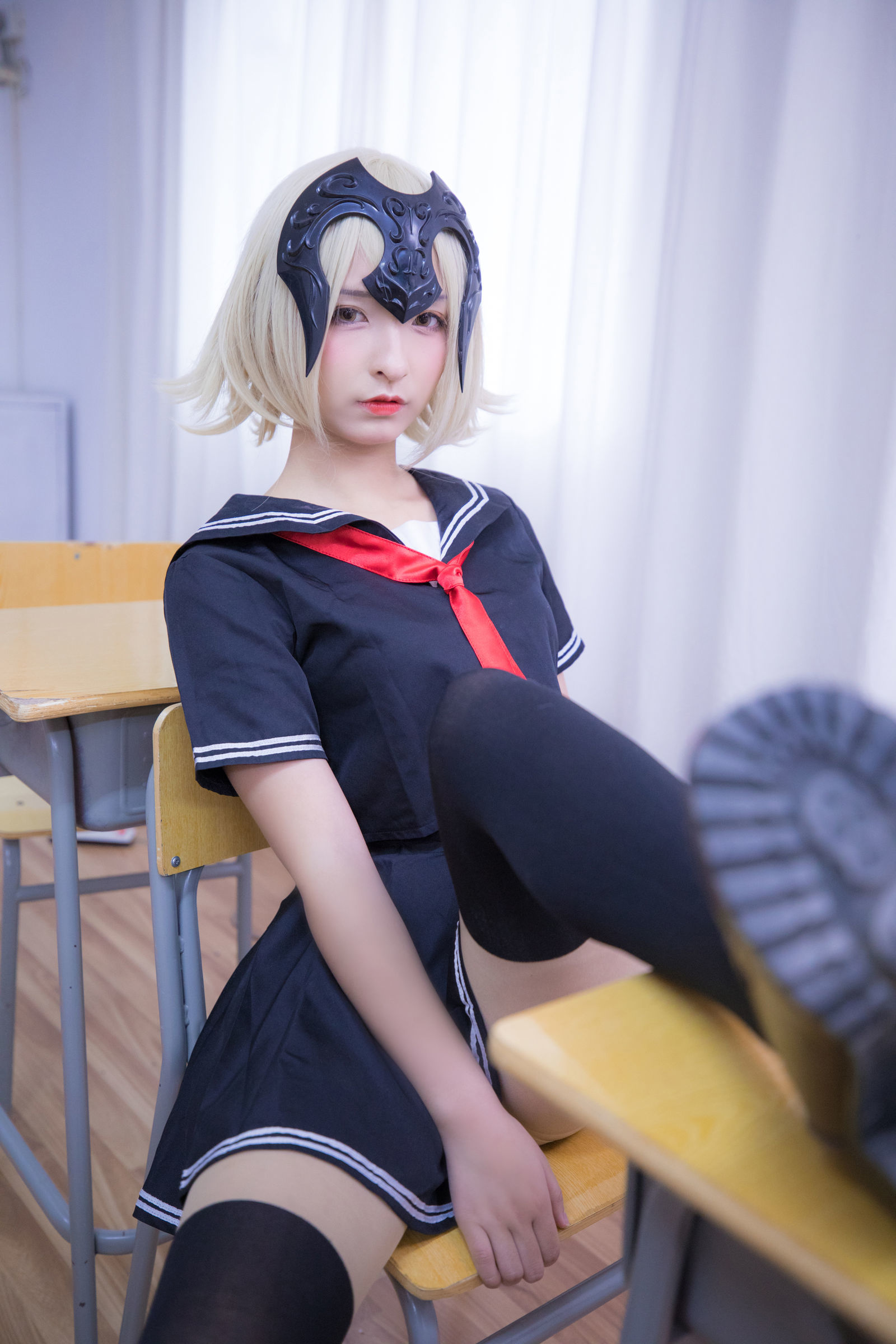 [萝莉COS] 神楽板真冬 放课后
