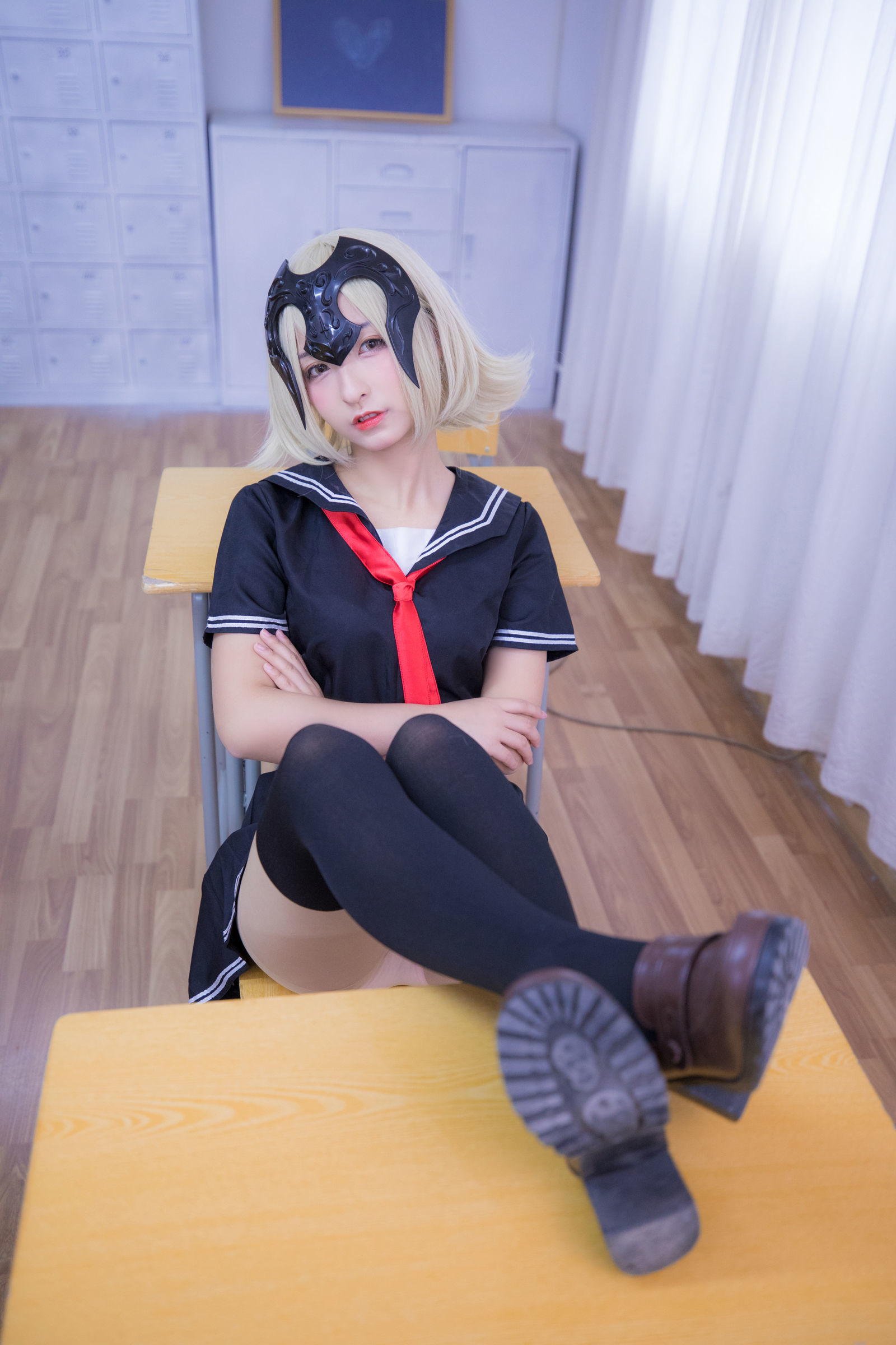 [萝莉COS] 神楽板真冬 放课后