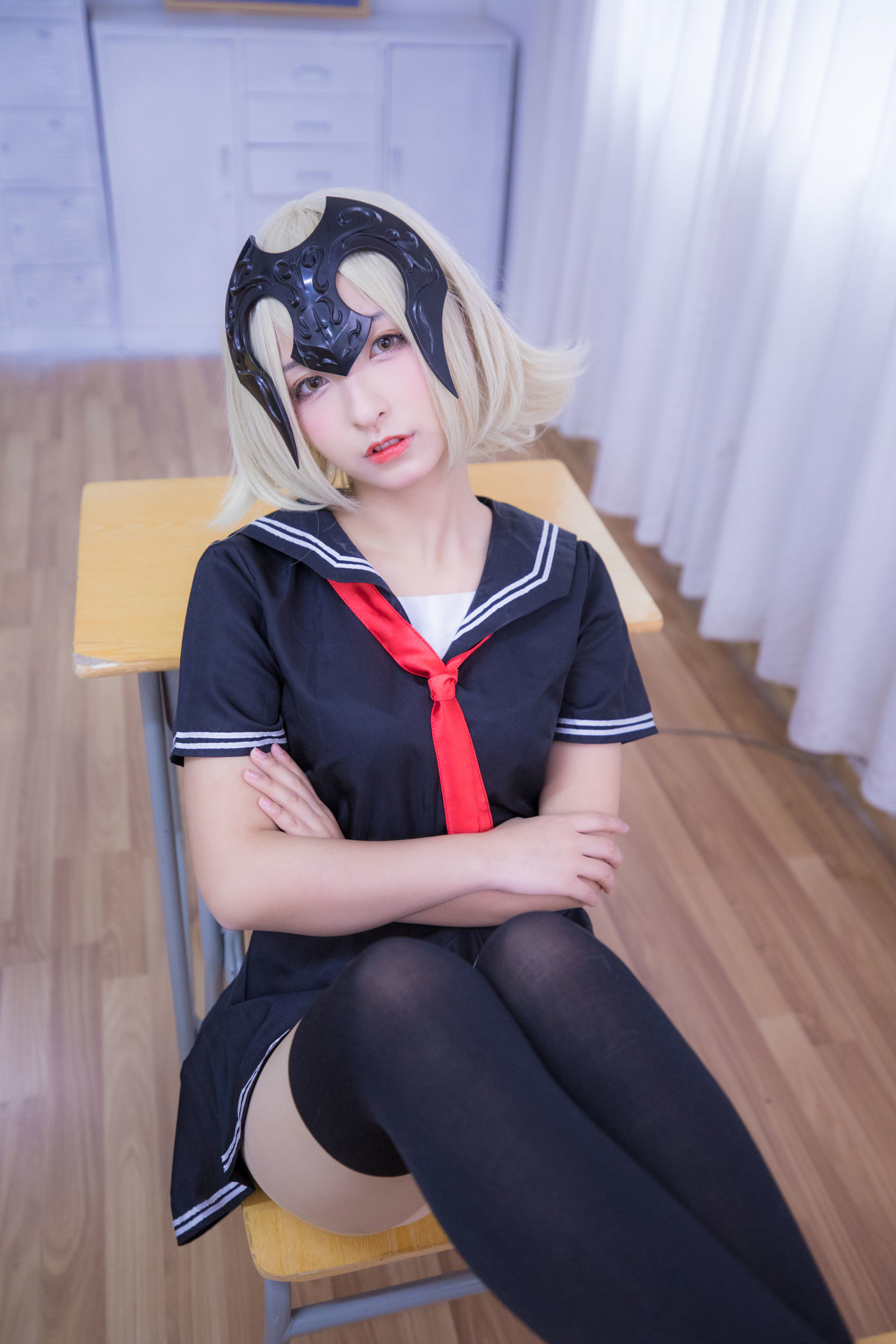[萝莉COS] 神楽板真冬 放课后