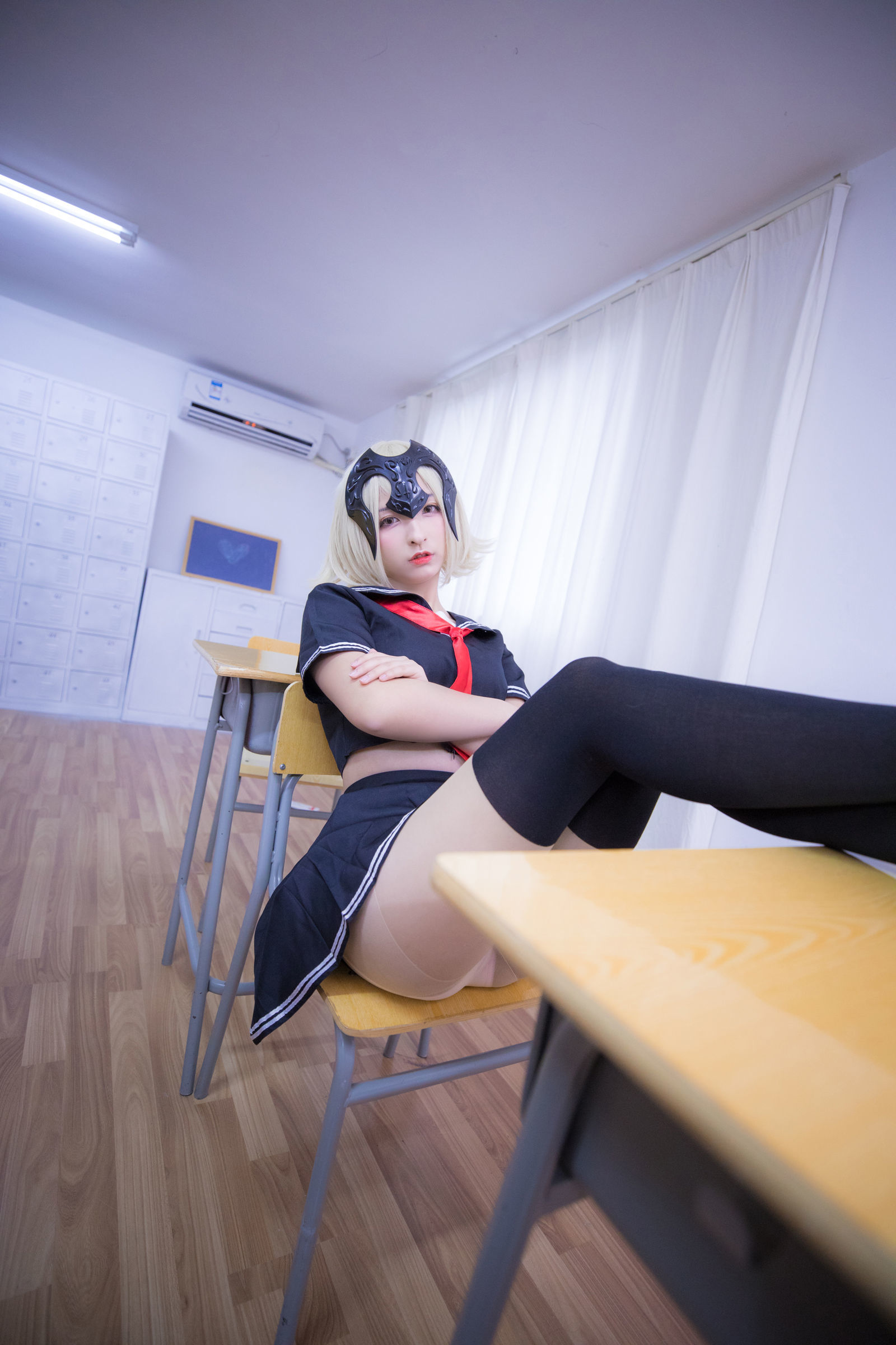 [萝莉COS] 神楽板真冬 放课后