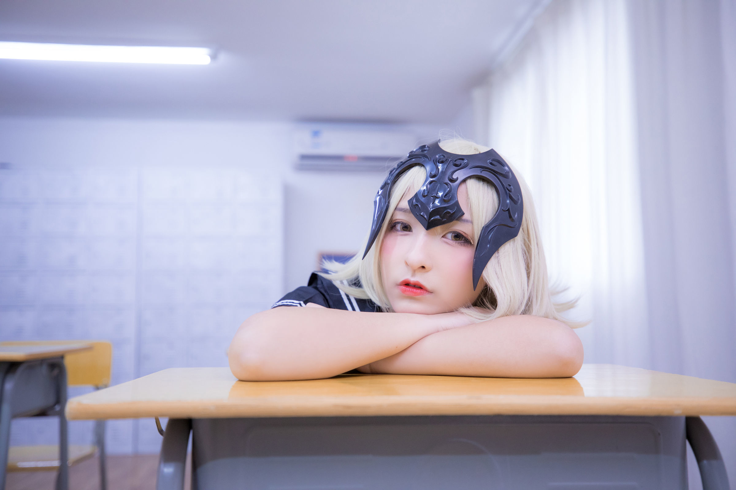 [萝莉COS] 神楽板真冬 放课后
