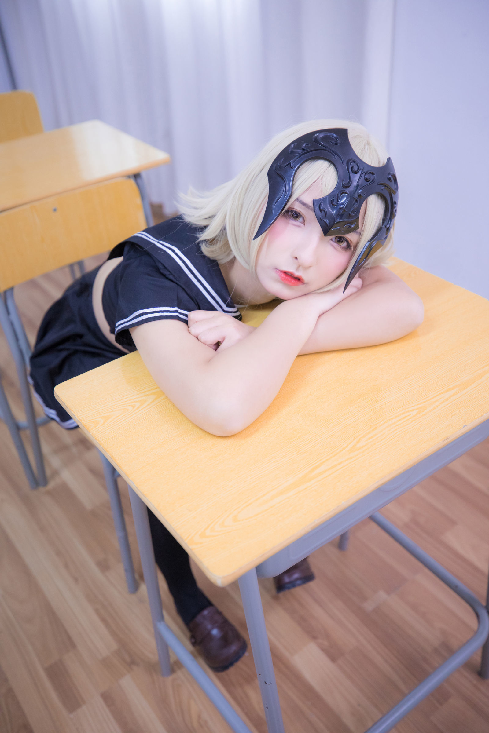 [萝莉COS] 神楽板真冬 放课后