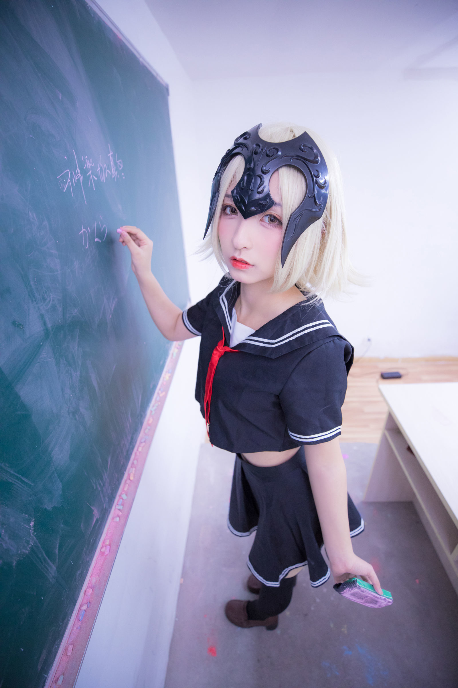 [萝莉COS] 神楽板真冬 放课后