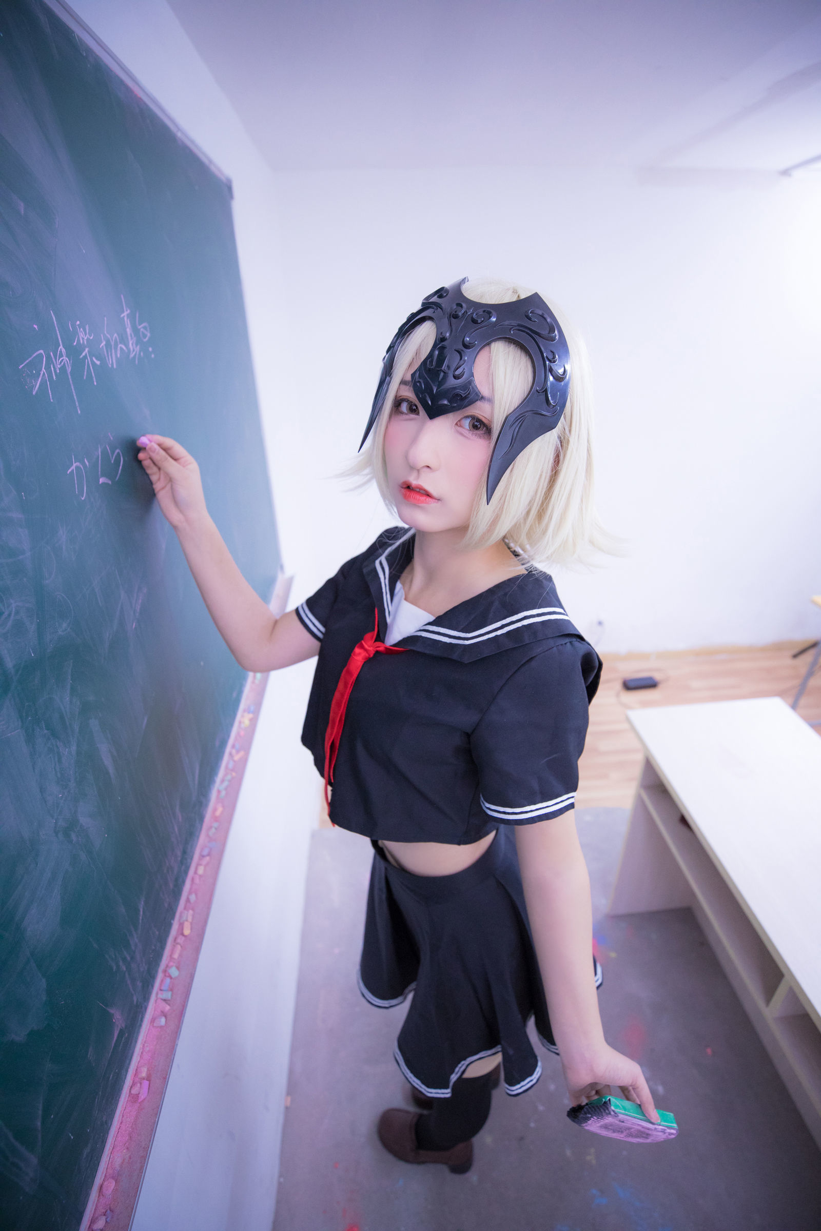 [萝莉COS] 神楽板真冬 放课后